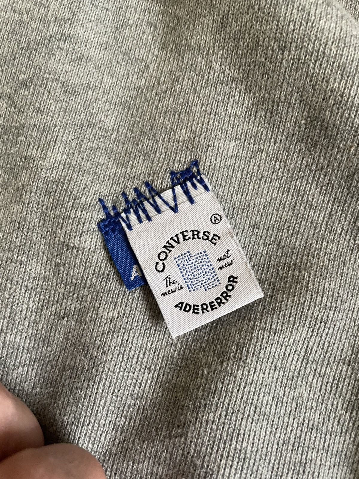 Ader Error Converse Ader Error Hoodie Grey Unisex Size M Oversized Size US M / EU 48-50 / 2 - 6 Thumbnail