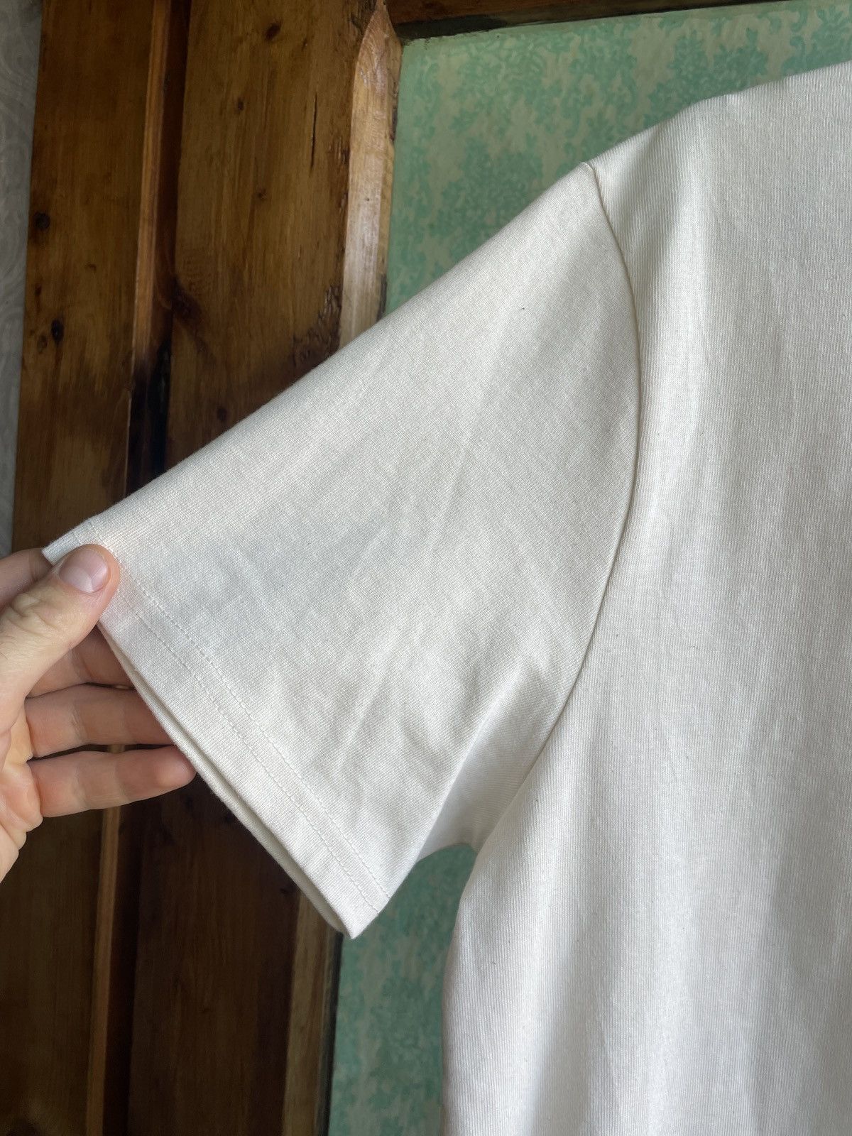 Peregrine Peregrine English Dirt Cotton Crew T-Shirt Off White Size US M / EU 48-50 / 2 - 6 Thumbnail