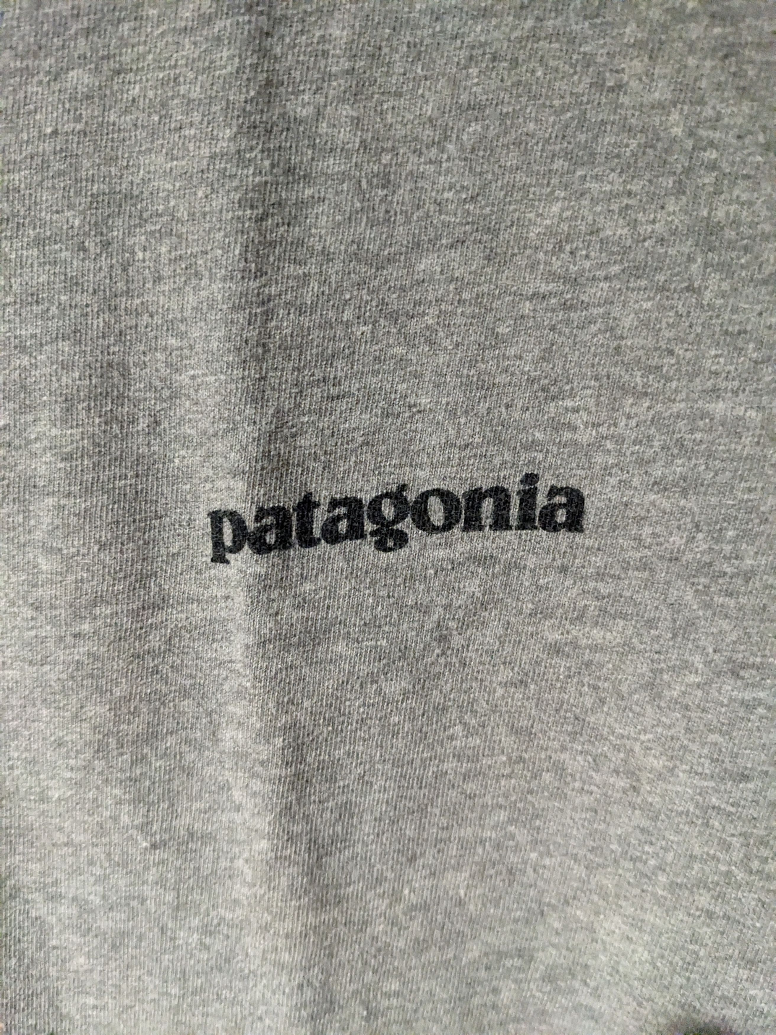 Designer × Patagonia Patagonia Logo Regular Fit Gray Small Long-Sleeve T-Shirt Size US S / EU 44-46 / 1 - 4 Thumbnail
