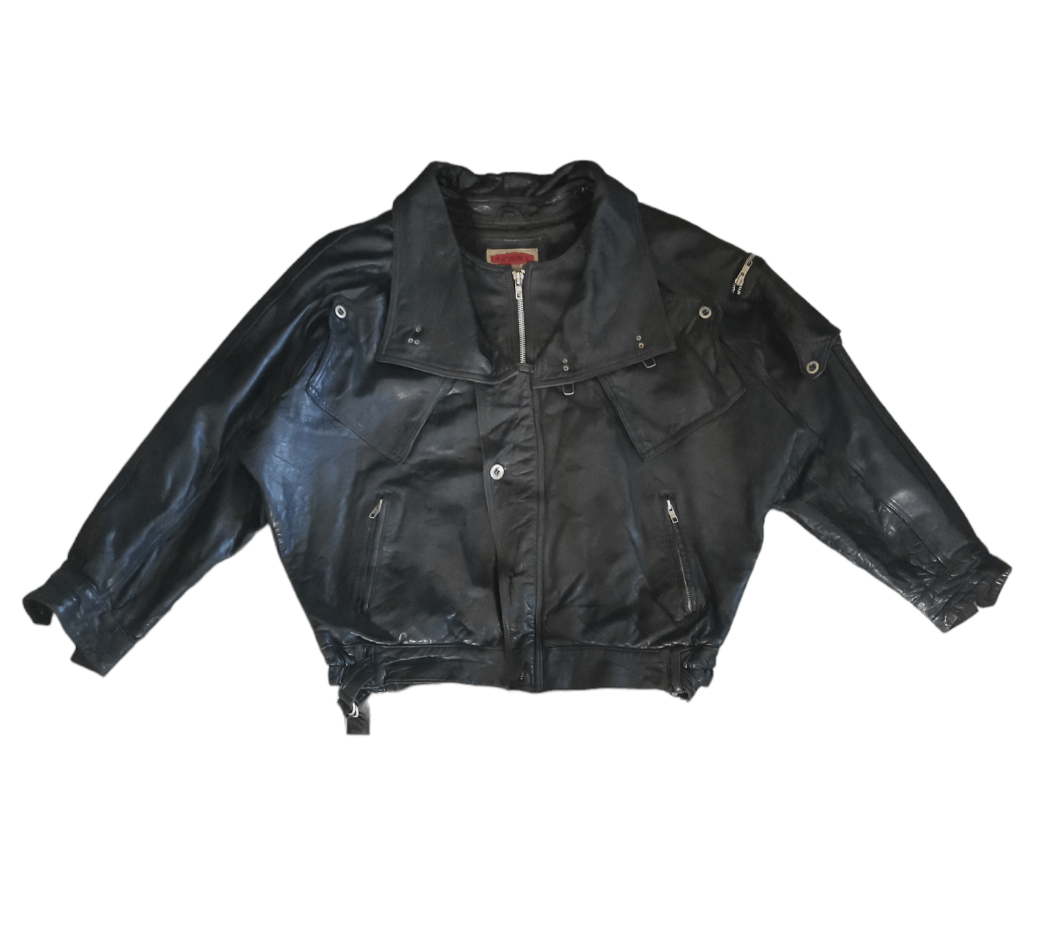 Japanese Brand Vintage 70s Nichiwa Sheepskin Double Collar Punk Jacket Size US L / EU 52-54 / 3 - 1 Thumbnail