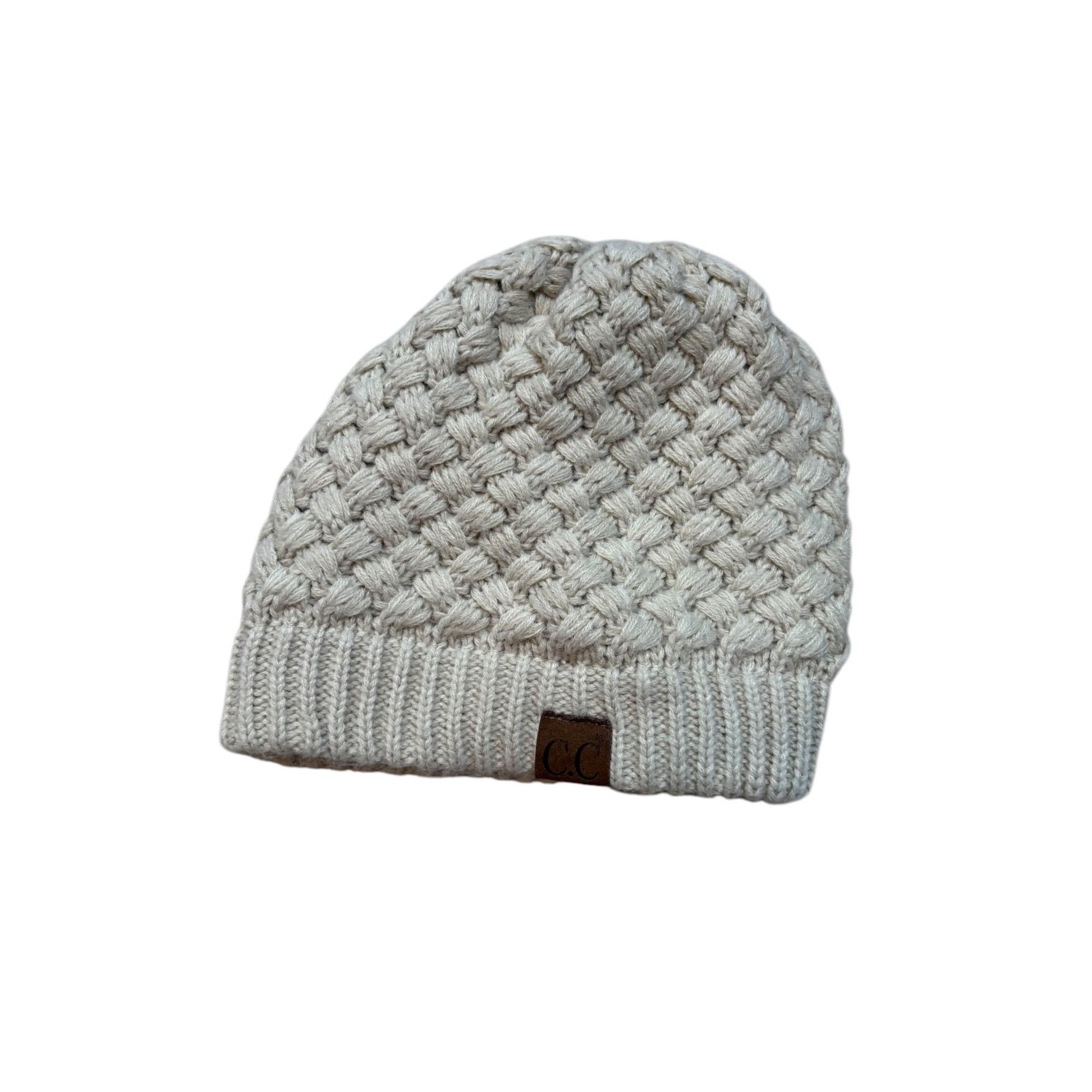 CCS C.C Knit Beanie Hat For Adults Soft Warm Winter Accessory Size ONE SIZE - 1 Thumbnail