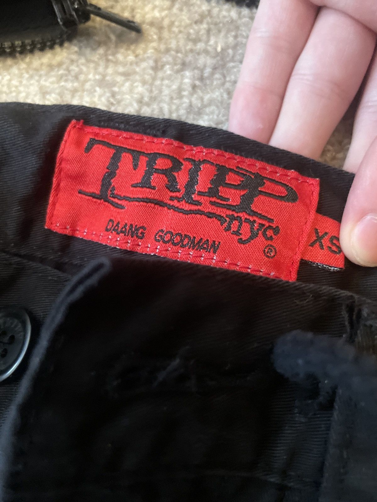 Tripp NYC Tripp NYC Raver Pants Black Size 26" / US 2 / IT 38 - 3 Thumbnail