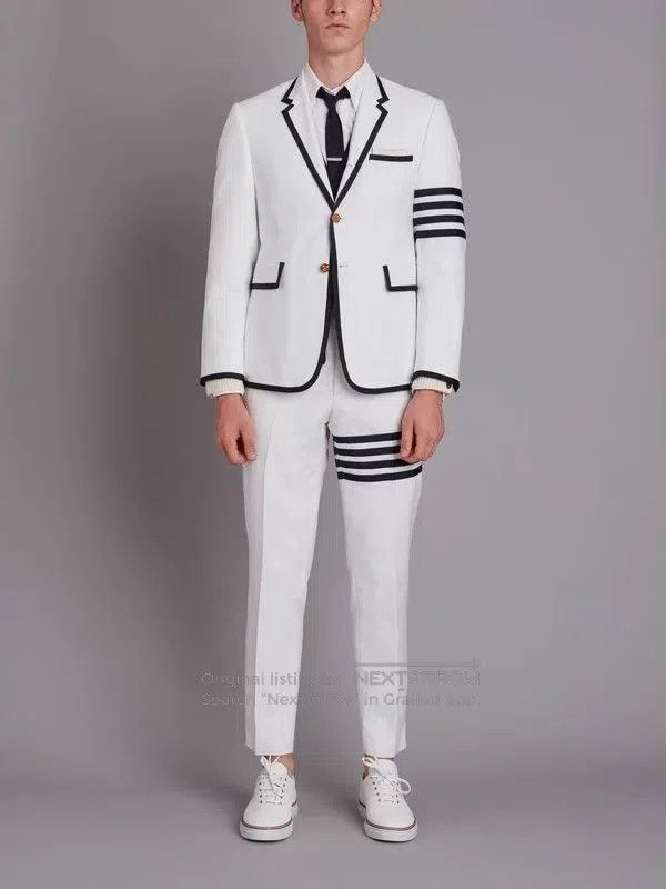 Thom Browne Thom Browne size 2 Cotton pants Size 42S - 3 Thumbnail