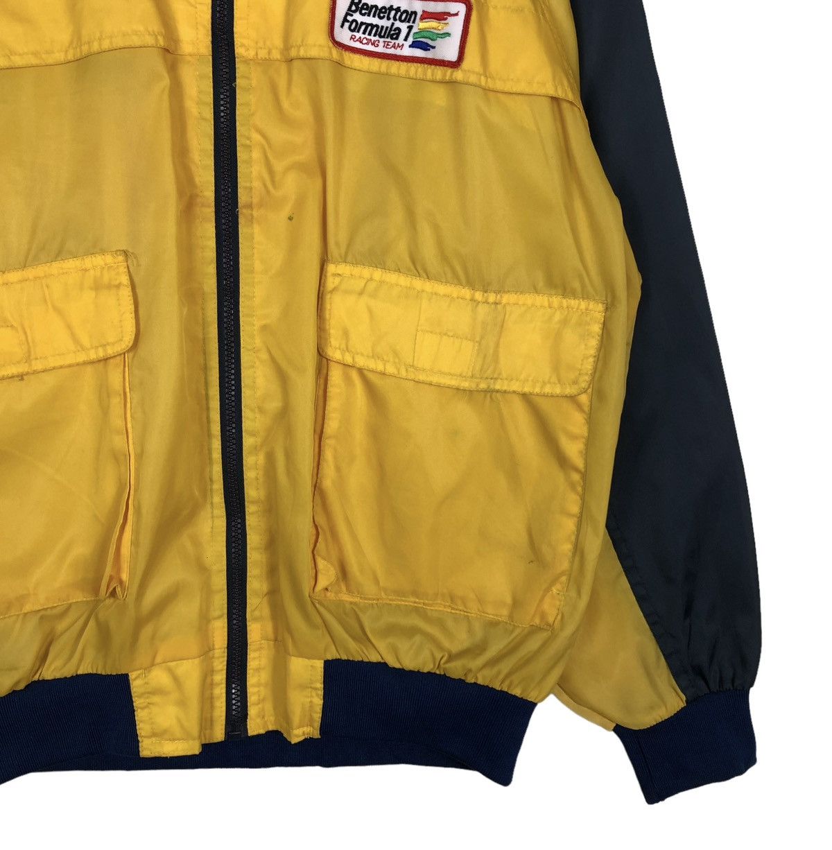 Vintage 🔥VINTAGE BOMBER JACKET BENETTON FORMULA 1 RACING TEAM Size US M / EU 48-50 / 2 - 7 Thumbnail