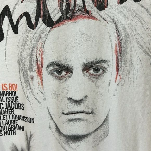 Marc Jacobs × Vintage Marc Jacobs Interview Magazine T Shirt 2008 Size US S / EU 44-46 / 1 - 3 Thumbnail