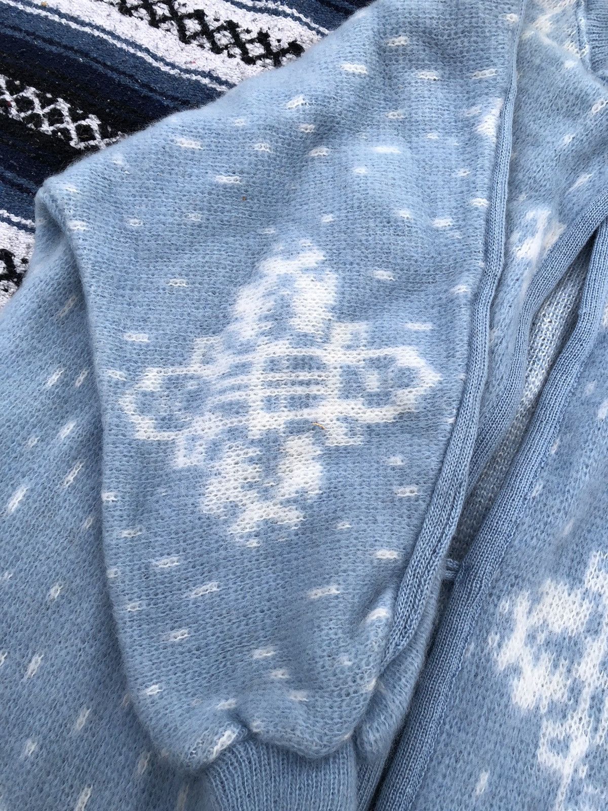 Vintage 90s wool snow cross XL Oversized Cardigan Size US XL / EU 56 / 4 - 3 Thumbnail