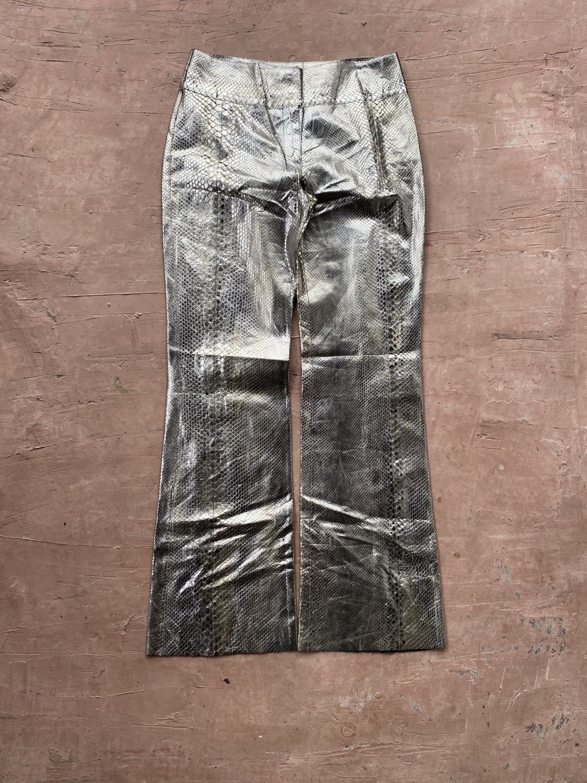 Fendi Cupro trousers fendi Size 40" / US 18 - 1 Thumbnail