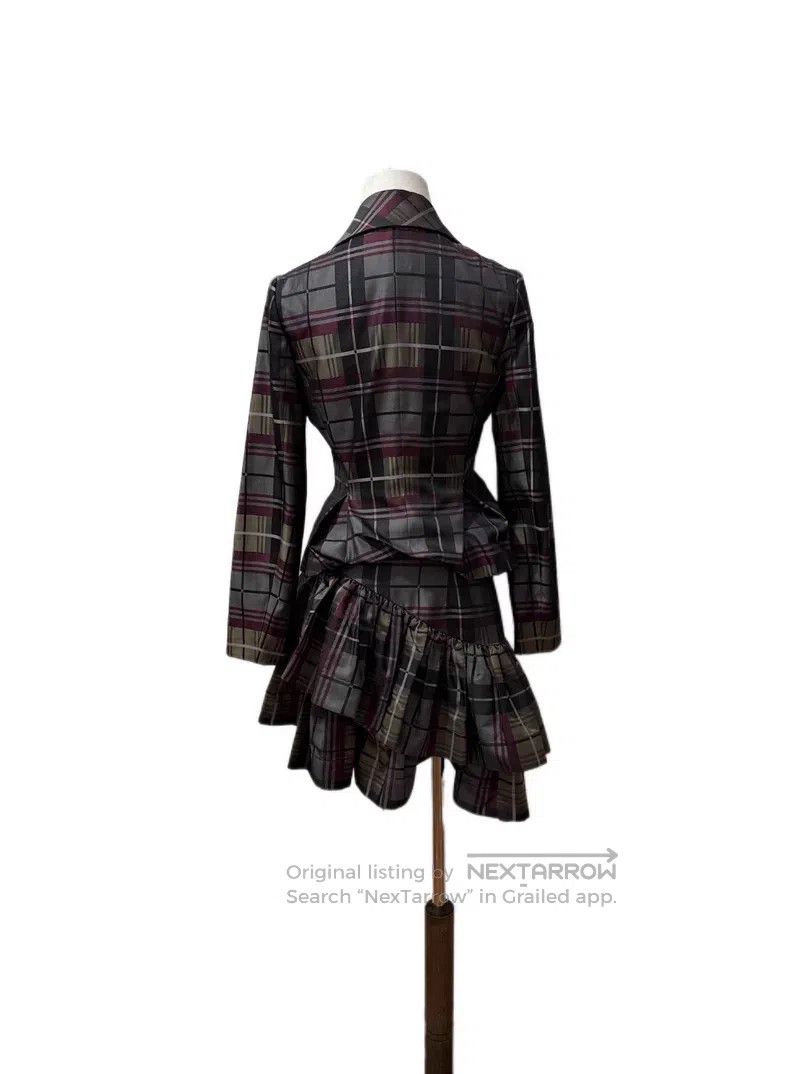 Vivienne Westwood Vivienne Westwood Metallic checkered collar suit set Size M / US 6-8 / IT 42-44 - 3 Thumbnail