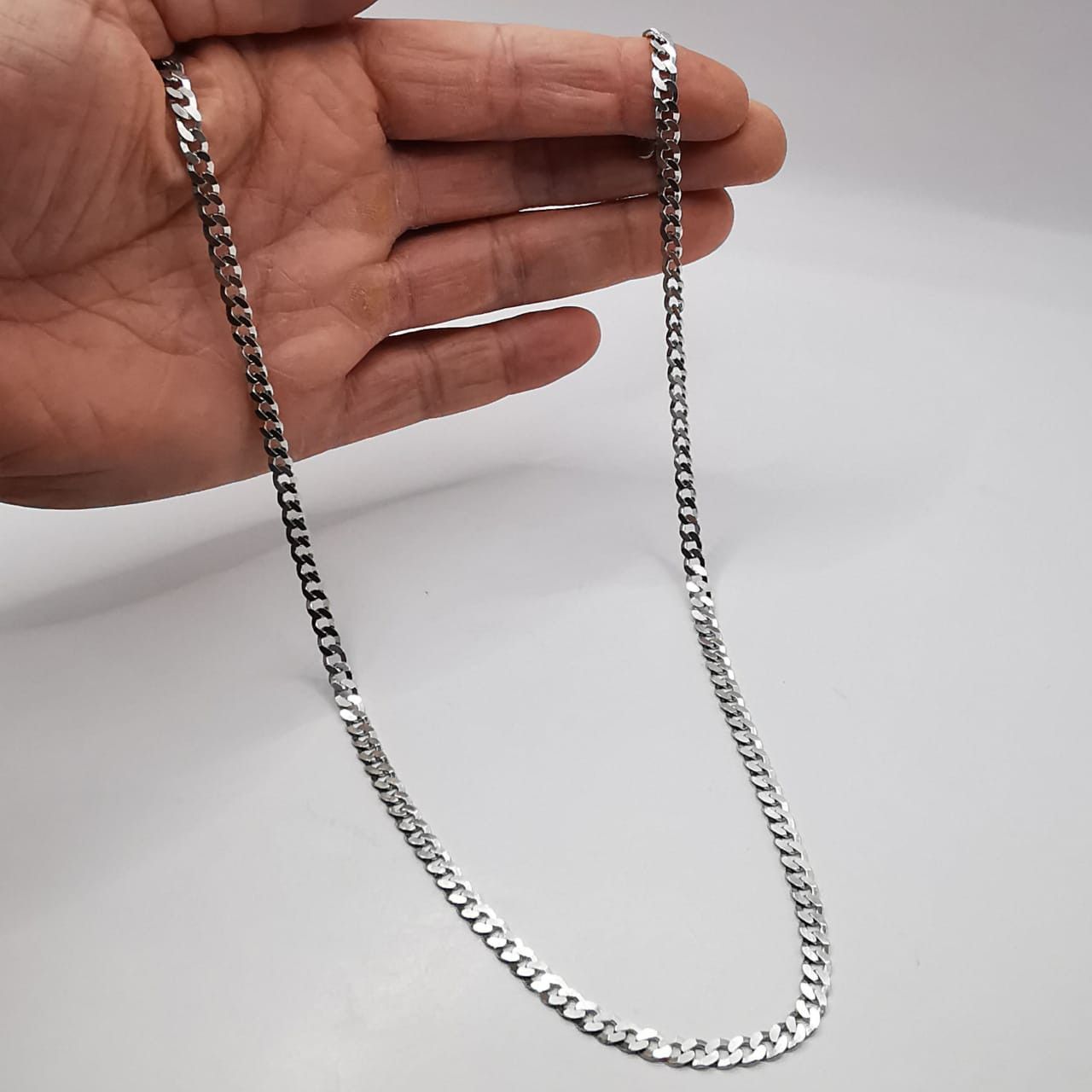 Sterling Silver Vintage Chain Necklece,925 Sterling Silver,Signed , 18,44g Size ONE SIZE - 6 Thumbnail