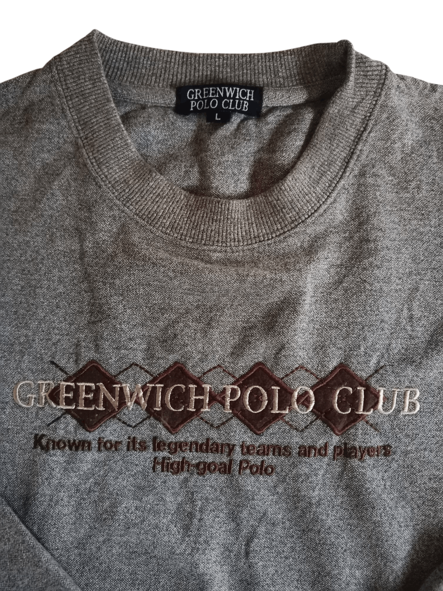 Designer × Polo Ralph Lauren × Vintage Vintage Greenwich Polo Club Sweatshirt Size US L / EU 52-54 / 3 - 3 Thumbnail