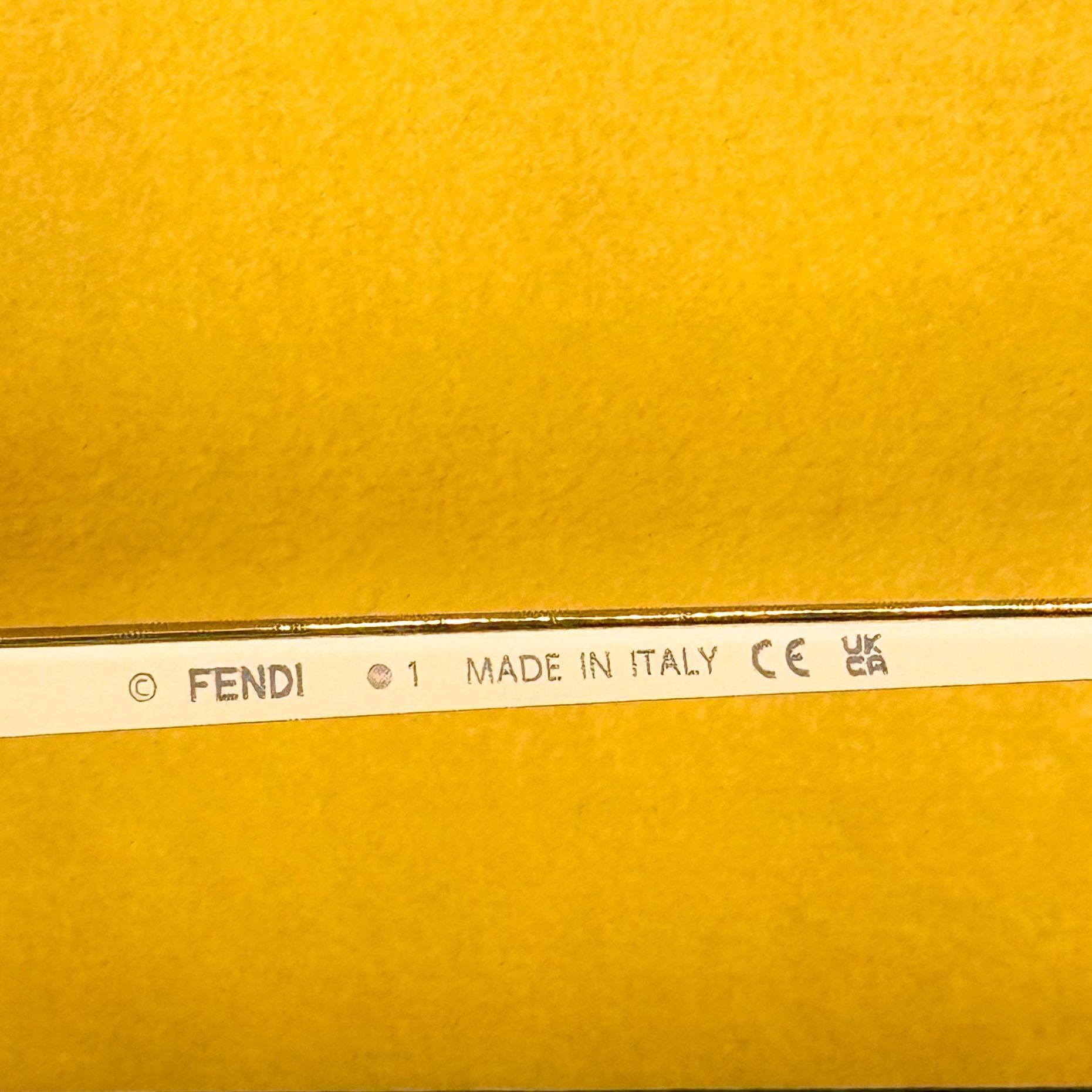 Fendi NEW FE4075US 30L ROUND GOLD MIRROR FENDI WOMN SUNGLASSES Size ONE SIZE - 11 Thumbnail