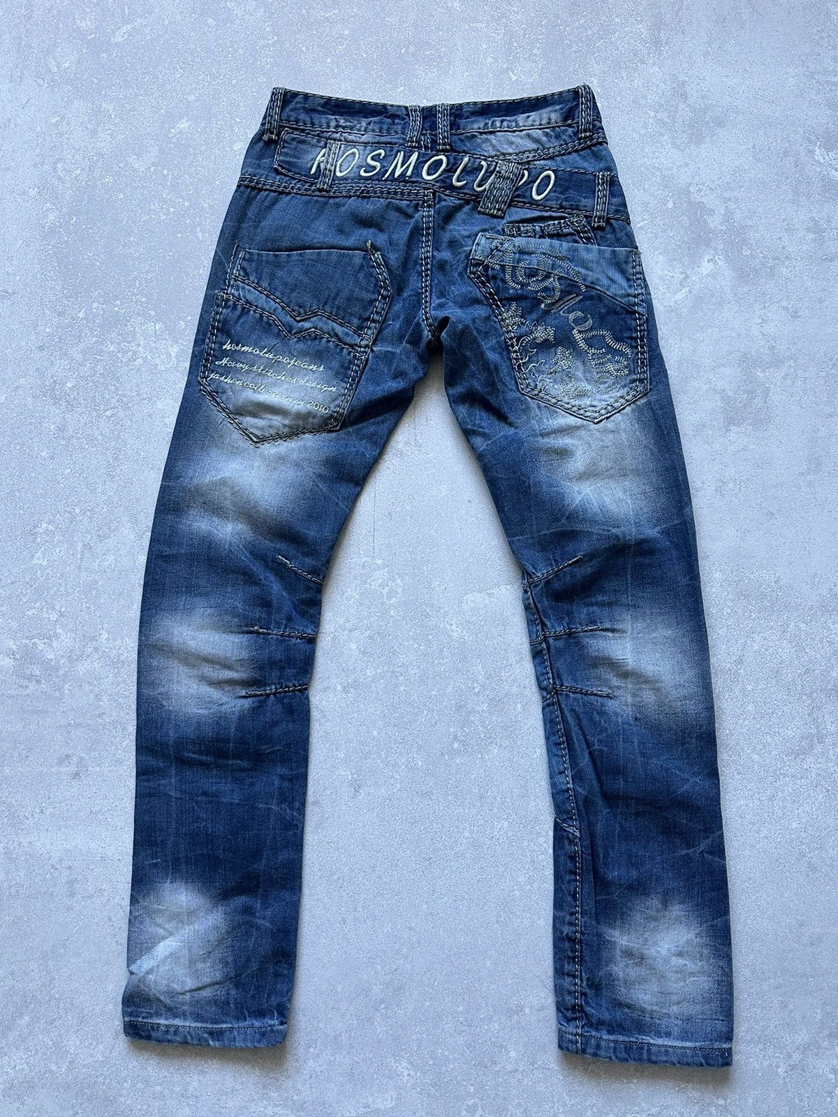 Japanese Brand × Vintage Jeans Kosmo-Lupo Y2K Japanese Style size 29 Vintage Crazy Size US 29 - 15 Thumbnail