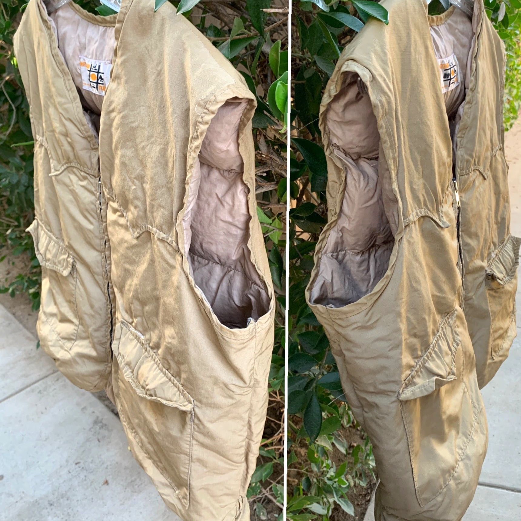 Rails VINTAGE Western Trails Bend Oregon Puffer Vest Cowboy Down Camping Maybe Size L Beige Nylon Rockabilly Casual Mens Size US L / EU 52-54 / 3 - 5 Thumbnail