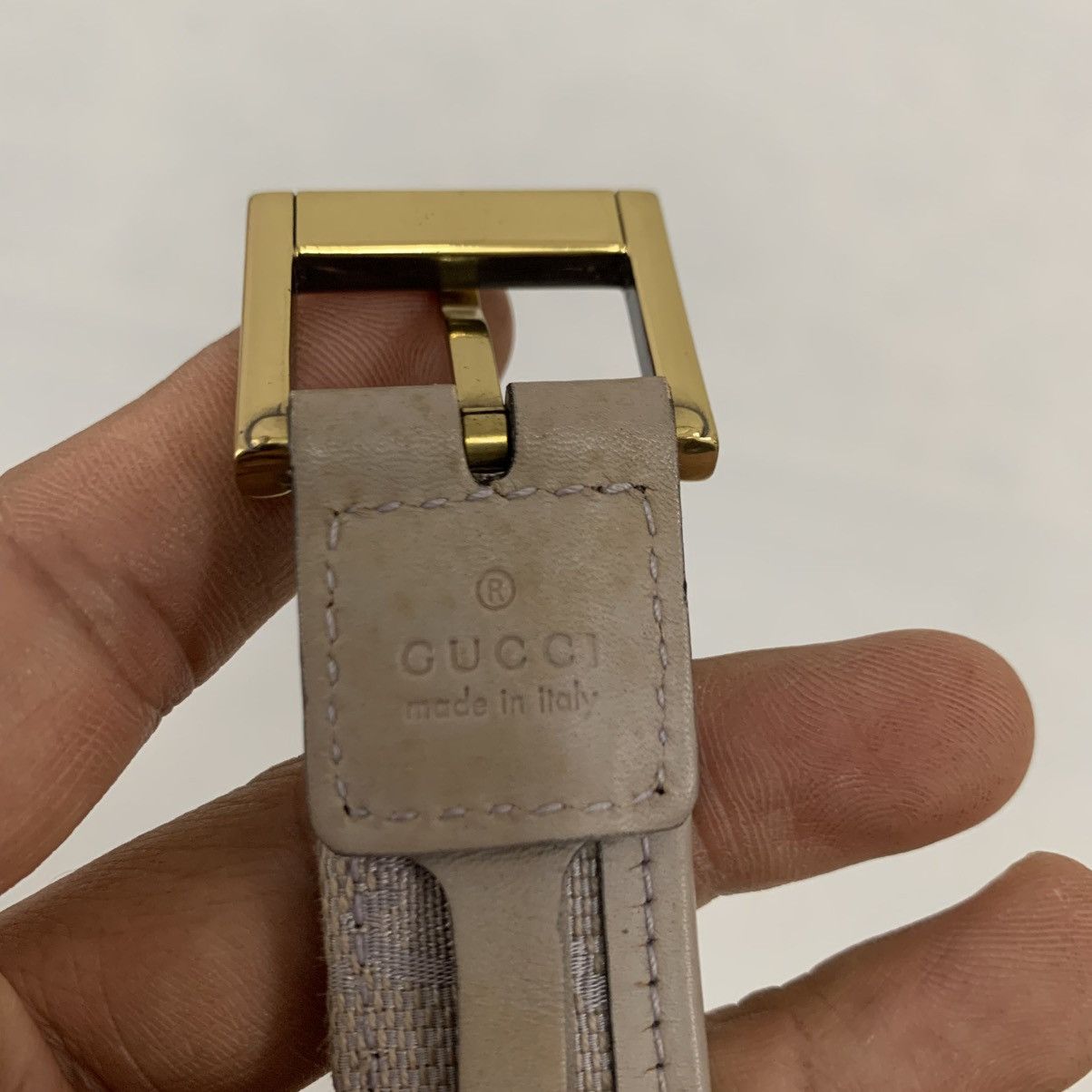 Gucci Gucci Monogram Leather Canvas Belts Size ONE SIZE - 6 Thumbnail
