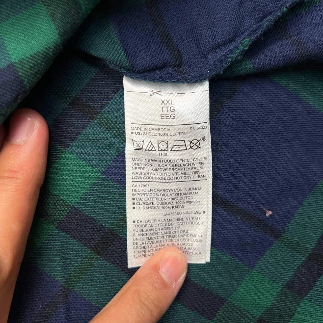 Old Navy Old Navy Button Up Shirt Men Flannel Collared Cotton 2XL Size US XXL / EU 58 / 5 - 3 Thumbnail