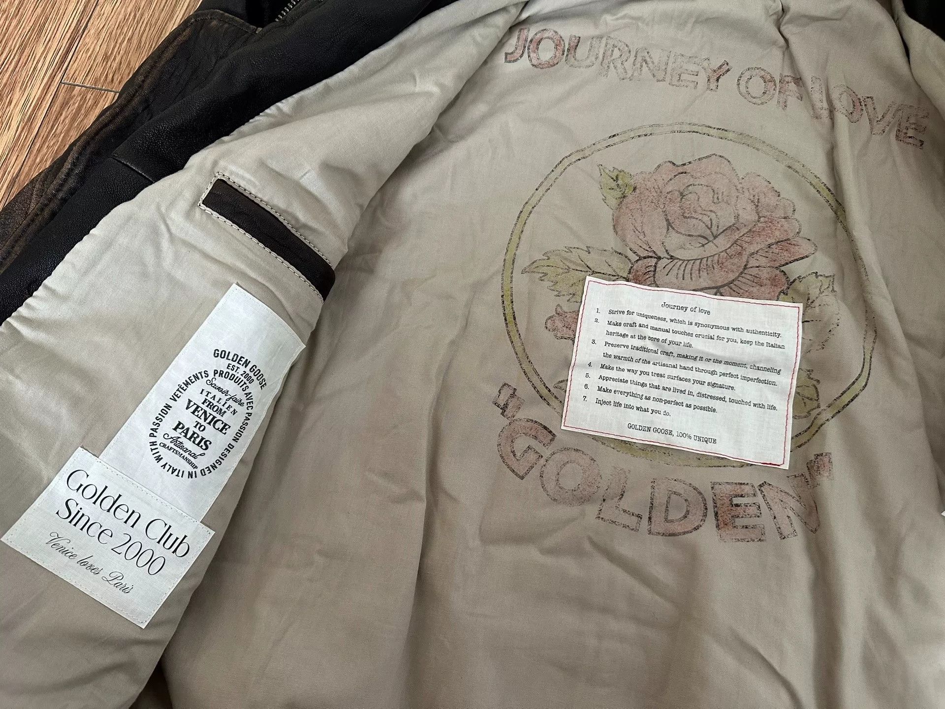 Golden Goose Golden Goose Louis Aviator Sheep Leather Jacket Size US S / EU 44-46 / 1 - 6 Thumbnail