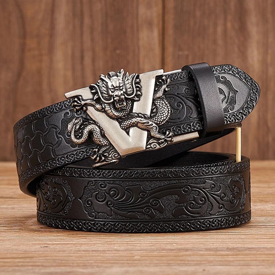 Japanese Brand × Vintage Classic dragon head men belt Size ONE SIZE - 1 Thumbnail