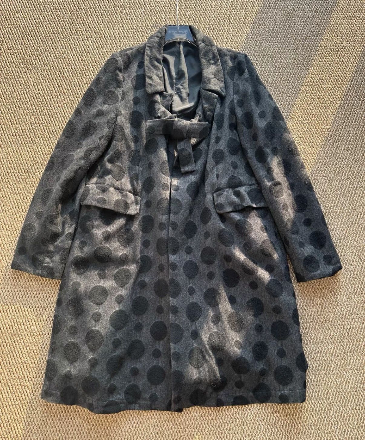Comme des Garcons COMME des GARÇONS Polka Dot Wool Coat K23 Size S / US 4 / IT 40 - 1 Thumbnail
