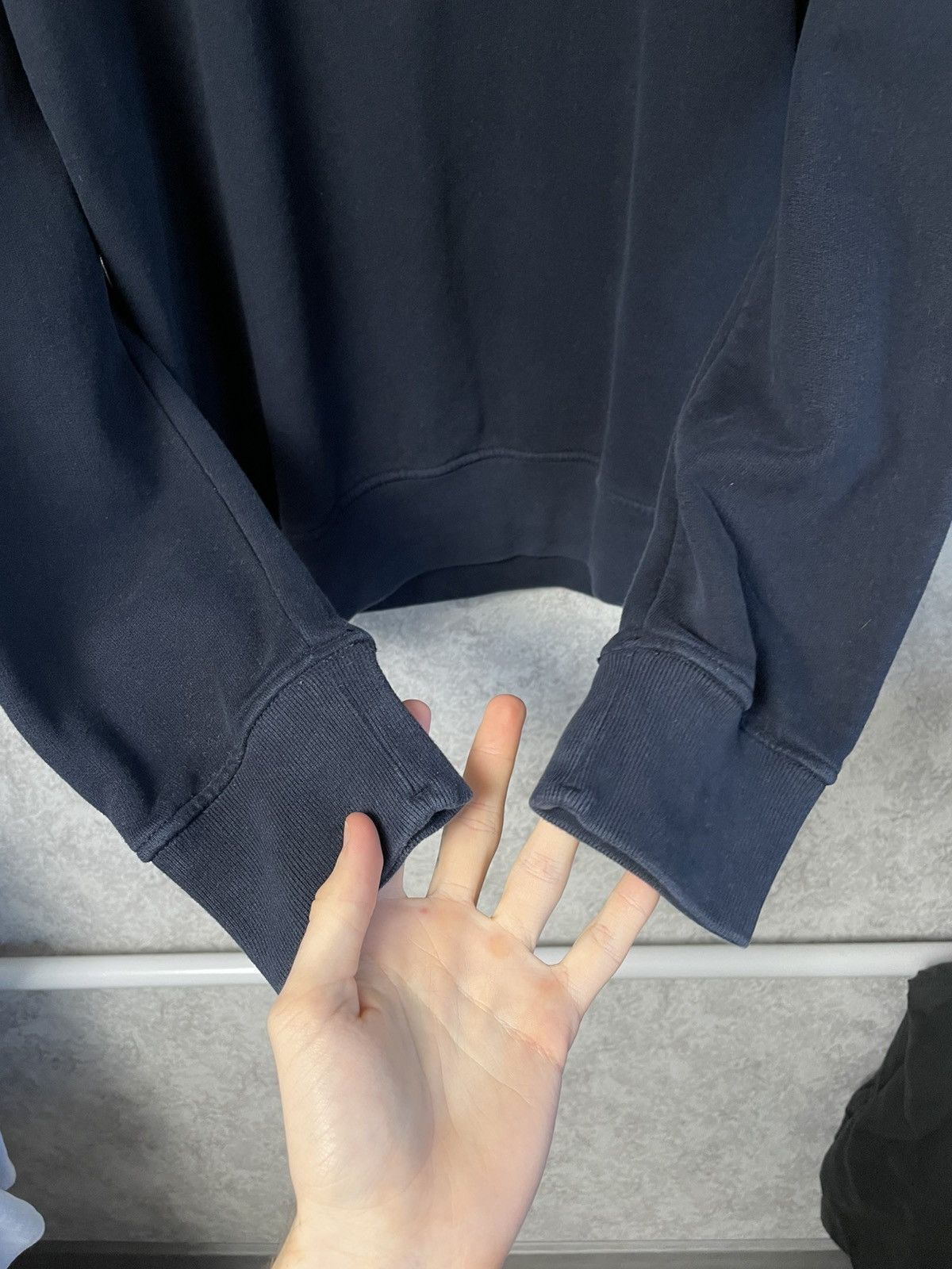 Stone Island Stone Island Navy Blue Sweatshirt Crewneck Size US L / EU 52-54 / 3 - 11 Thumbnail