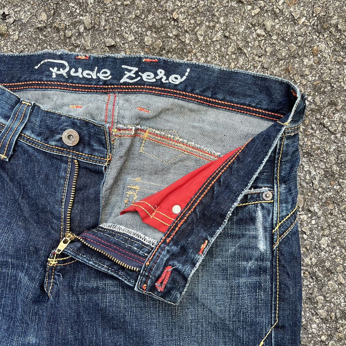 Hysteric Glamour Flare Jeans Edwin Rude Zero Distressed Denim Buckles Back Size US 30 / EU 46 - 7 Thumbnail