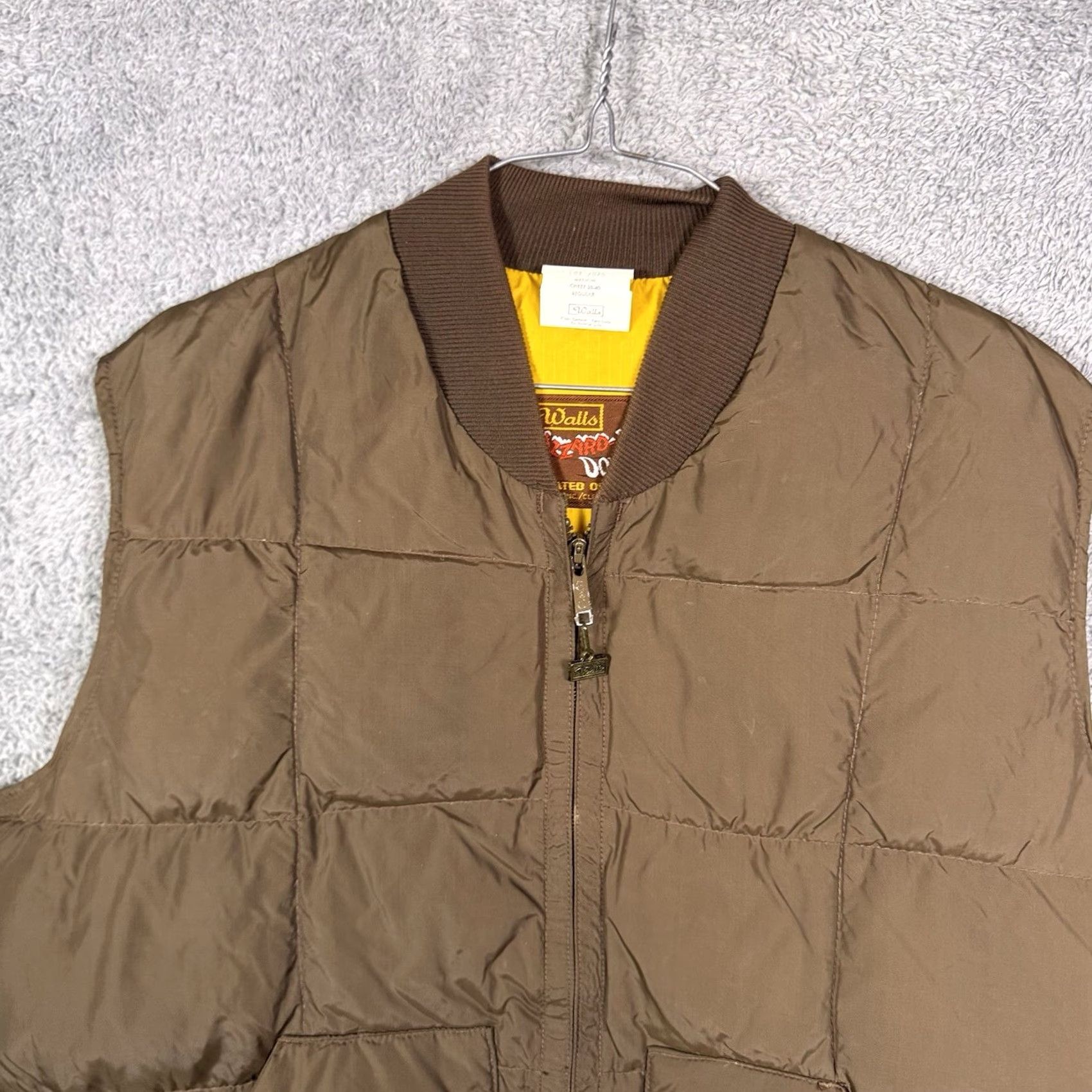 Walls VINTAGE Walls Blizzard Pruf Down Puffer Vest Mens M Quilted Full Zip USA 80s 90s Utility Size US M / EU 48-50 / 2 - 4 Thumbnail