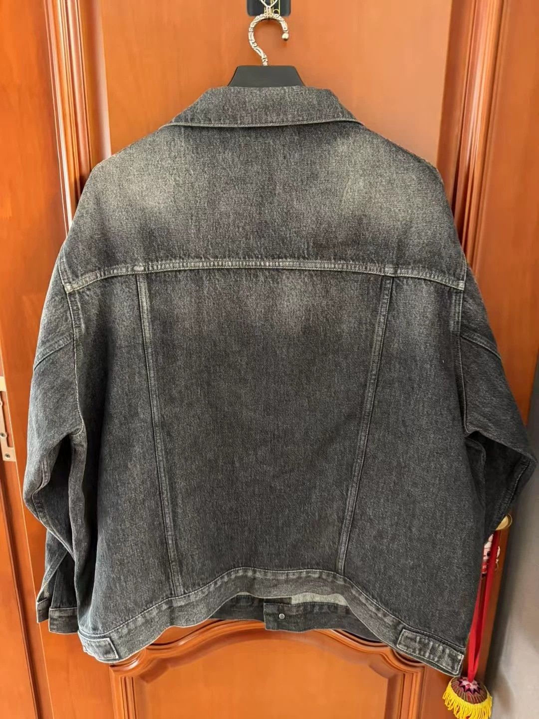 Balenciaga Balenciaga washed black denim jacket Size US S / EU 44-46 / 1 - 2 Thumbnail