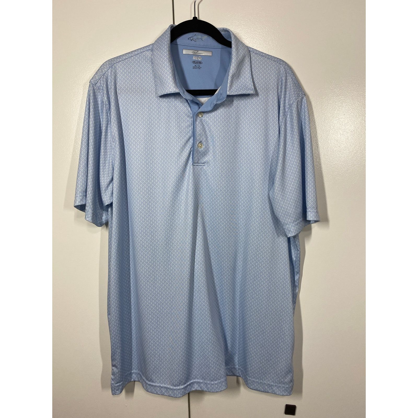 Greg Norman Greg Norman Golf Short Sleeve Shirt Light Blue UPF 50+ XL Size US XL / EU 56 / 4 - 6 Thumbnail