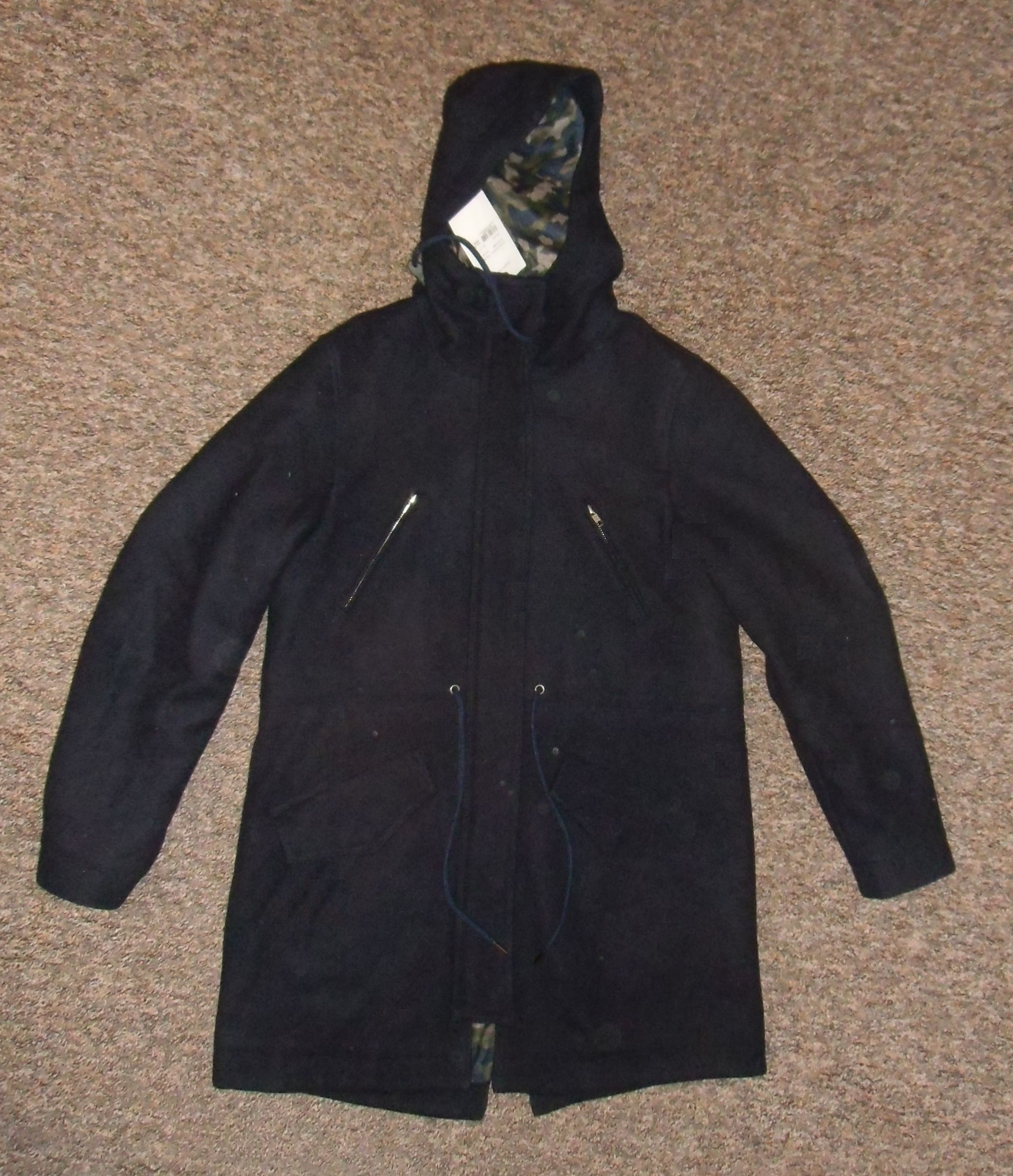 Moods of Norway Moods of Norway "Bord Dale" 100% Wool Parka - Black Iris. S Size US S / EU 44-46 / 1 - 2 Thumbnail