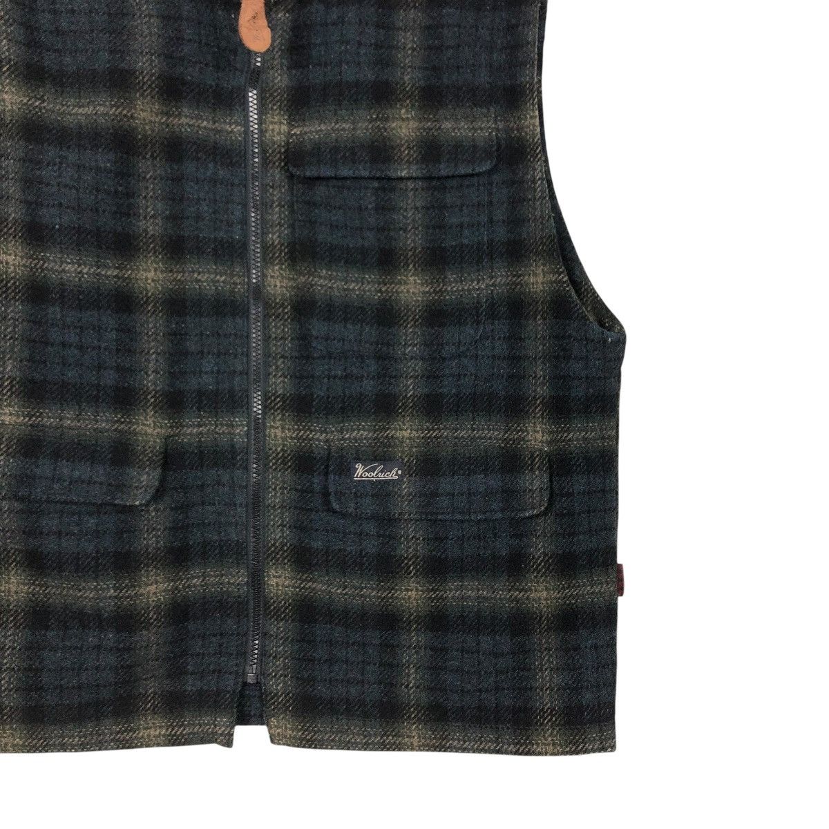 Japanese Brand 🔥VINTAGE WOOL VEST JACKET WOOLRICH TARTAN DESIGN CHECK Size US M / EU 48-50 / 2 - 7 Thumbnail