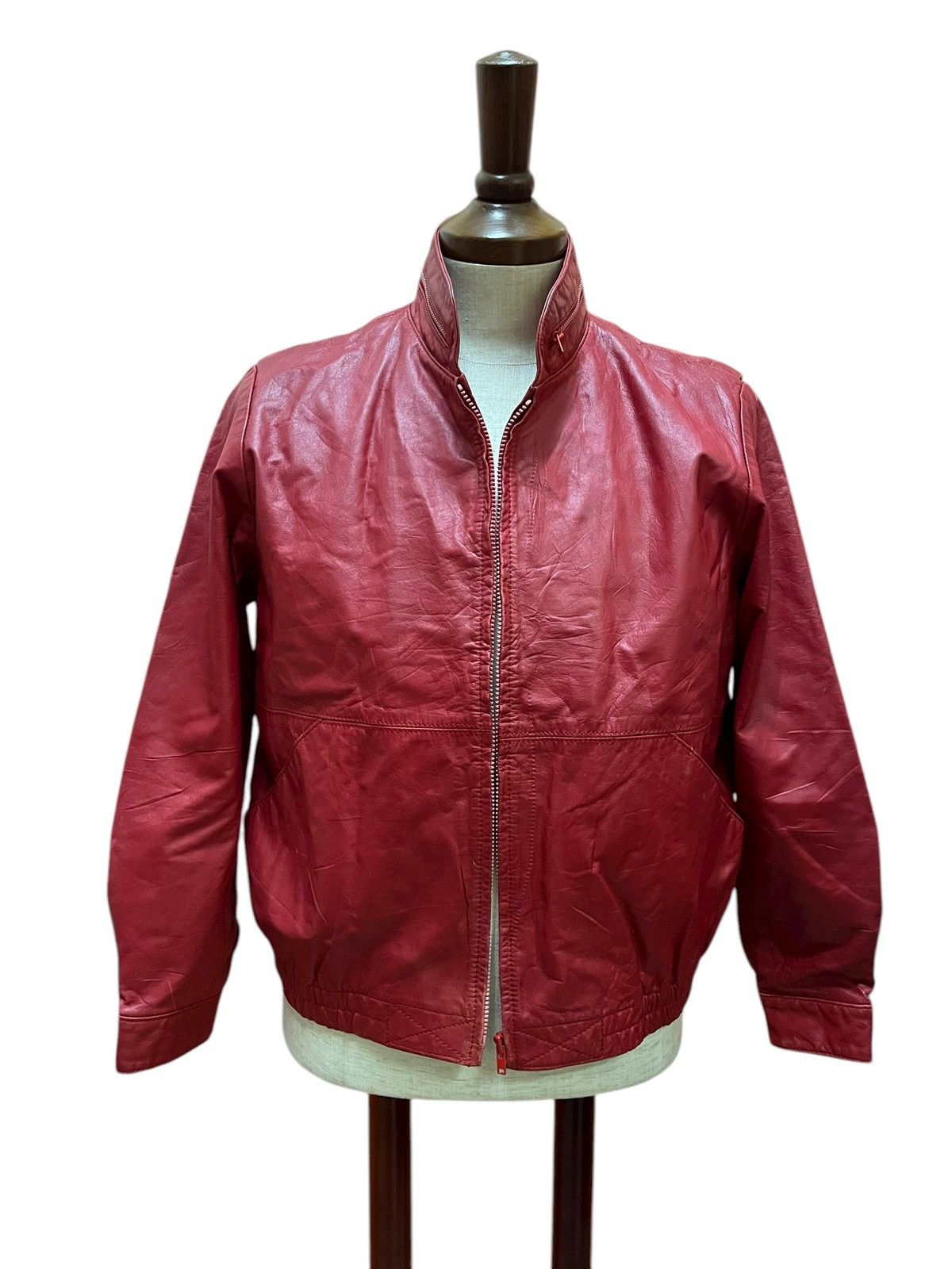 Genuine Leather Japanese Brand Keep Mellow Caferacer Jacket Size US M / EU 48-50 / 2 - 1 Thumbnail