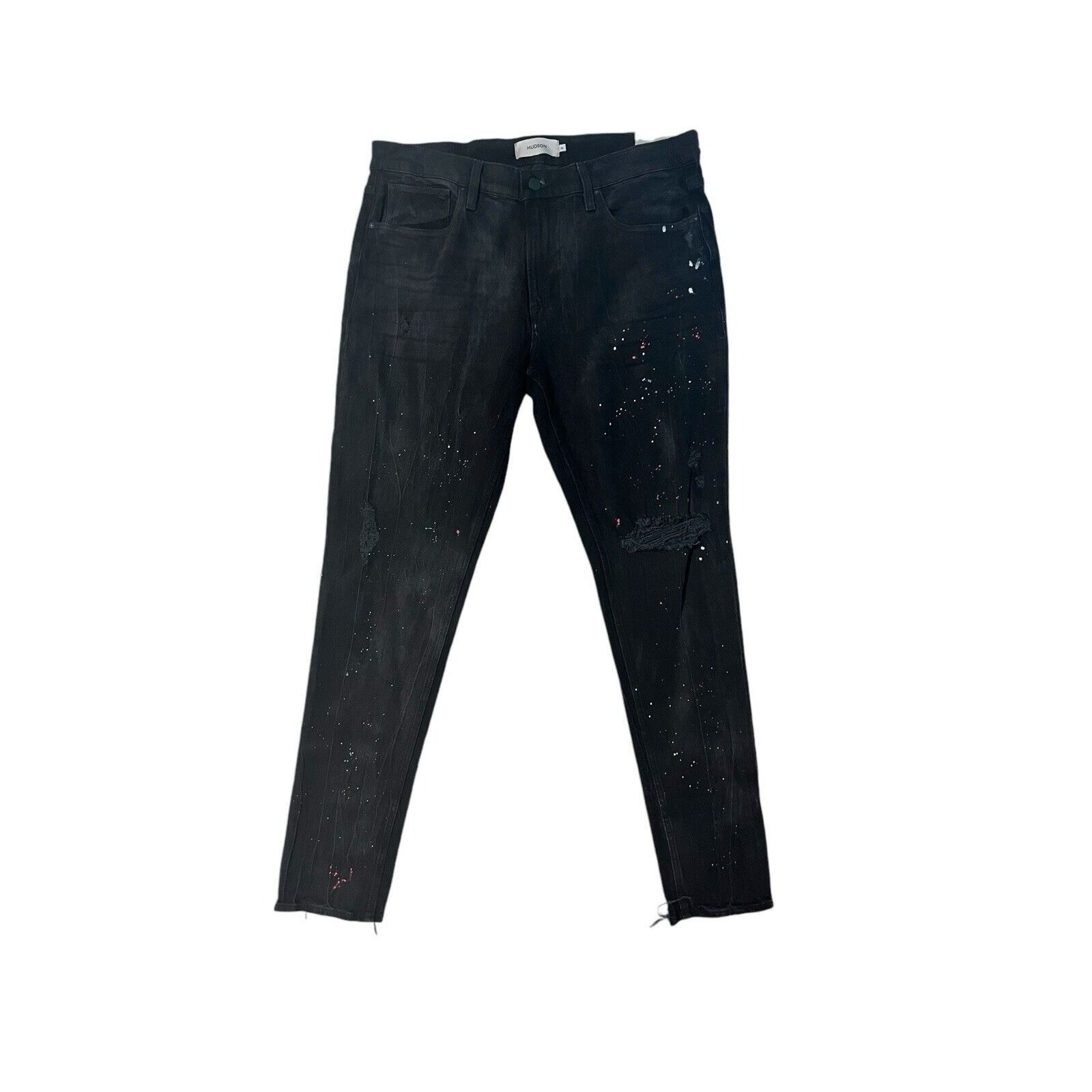 Hudson Hudson Jeans Zack Skinny Mens Denim Black $235 Size 36/32 Size US 36 / EU 52 - 1 Thumbnail