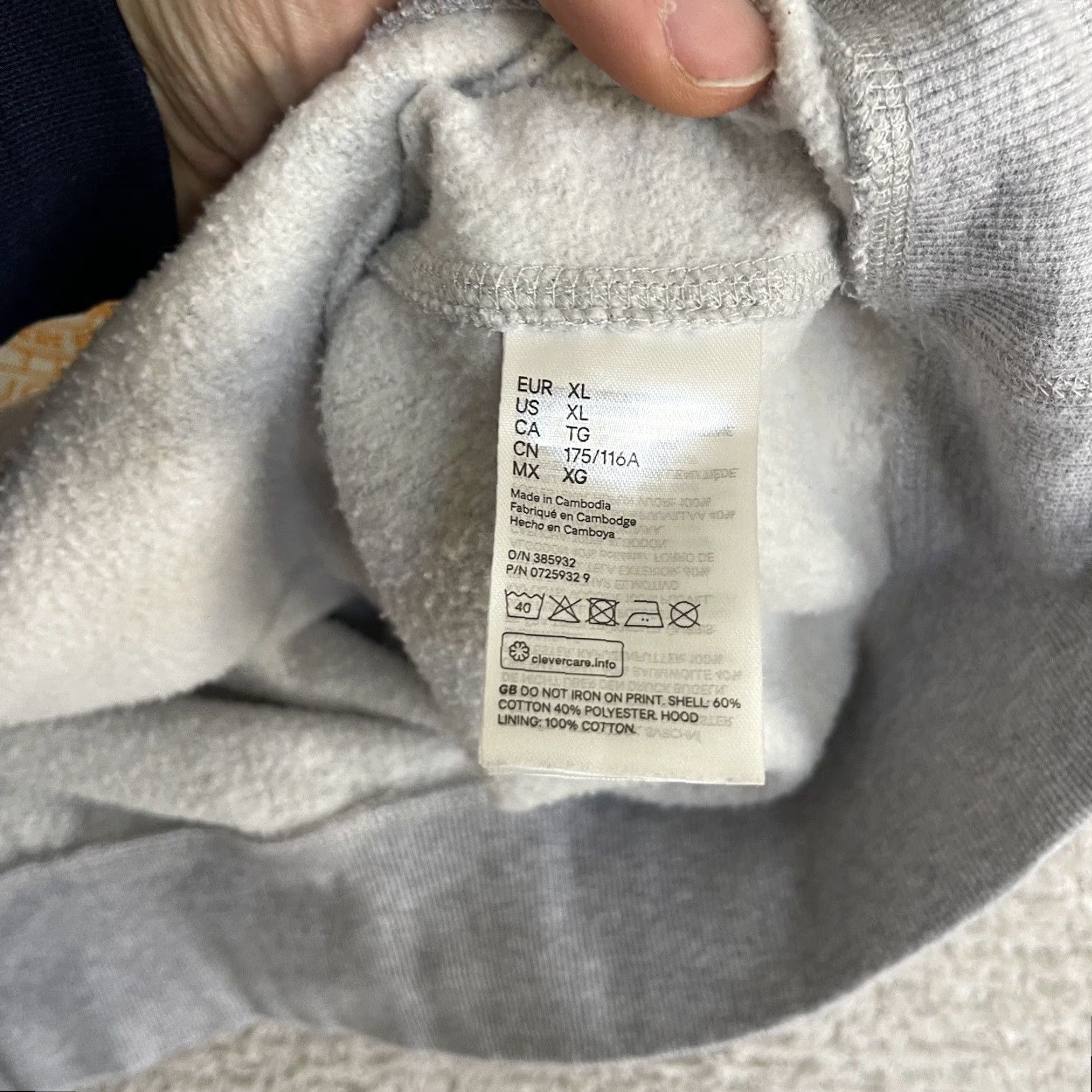 H&M UCLA H&M Hoodie Women's XL Gray Pullover College BOXY Bruins Basketball Y2K Womens Size XL / US 12-14 / IT 48-50 - 7 Thumbnail