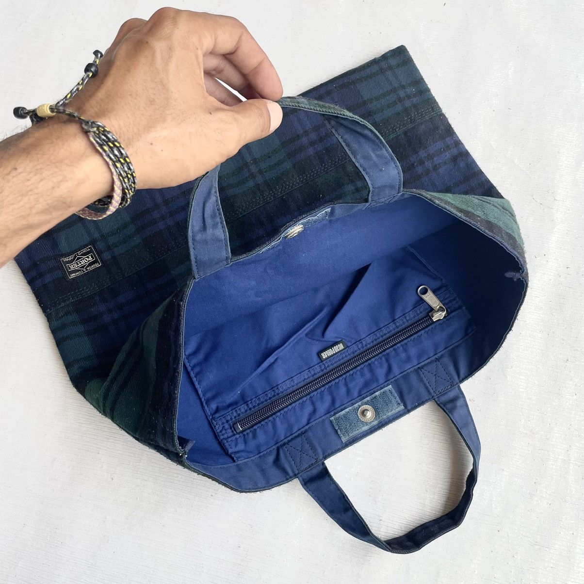 Head Porter × Porter Checkered Head Porter Lesson Tote Bag Size ONE SIZE - 8 Thumbnail