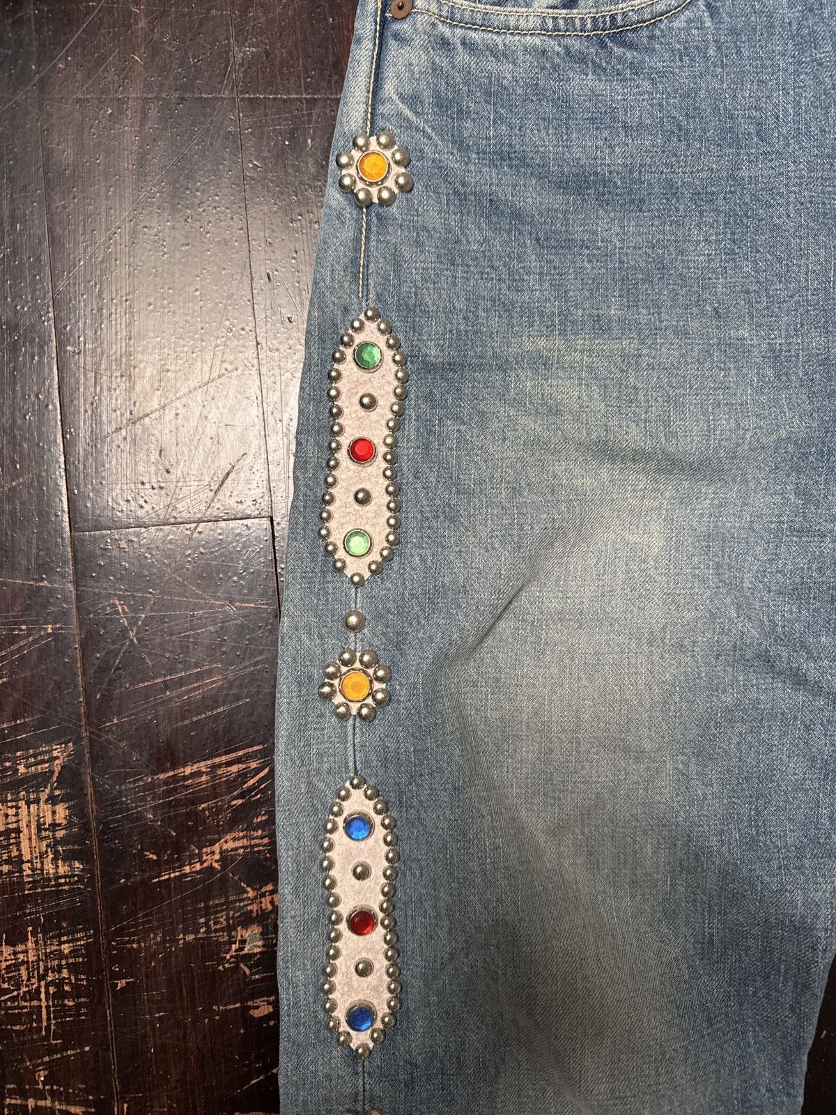 Kapital Kapital Studded Gem Pants Size US 32 / EU 48 - 2 Thumbnail