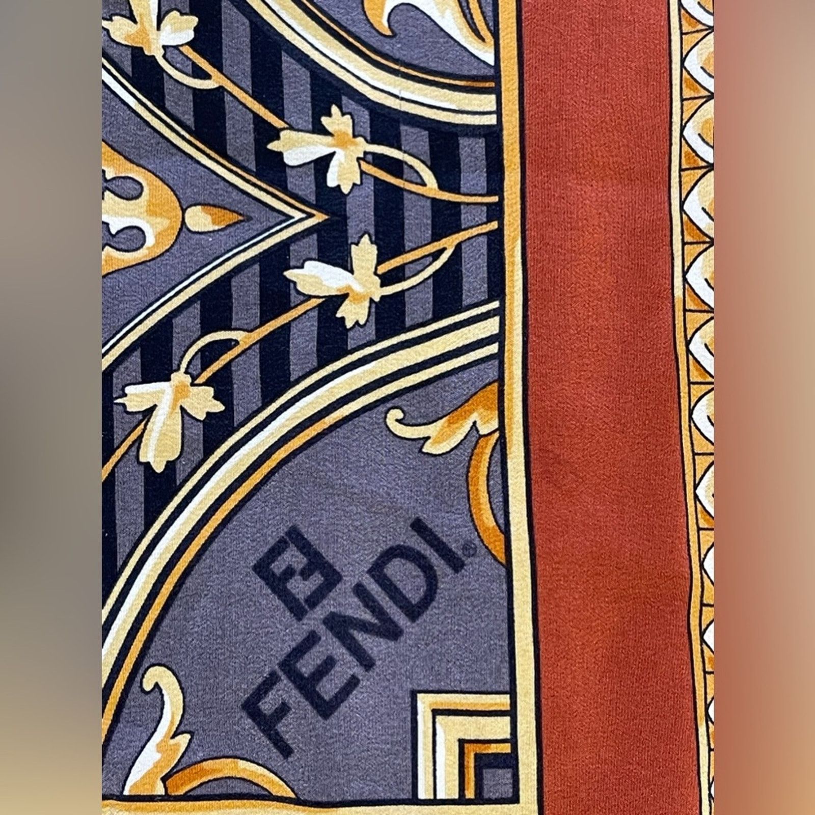 Fendi FENDI Scarf 100% Silk Made in Italy. Size ONE SIZE - 9 Thumbnail