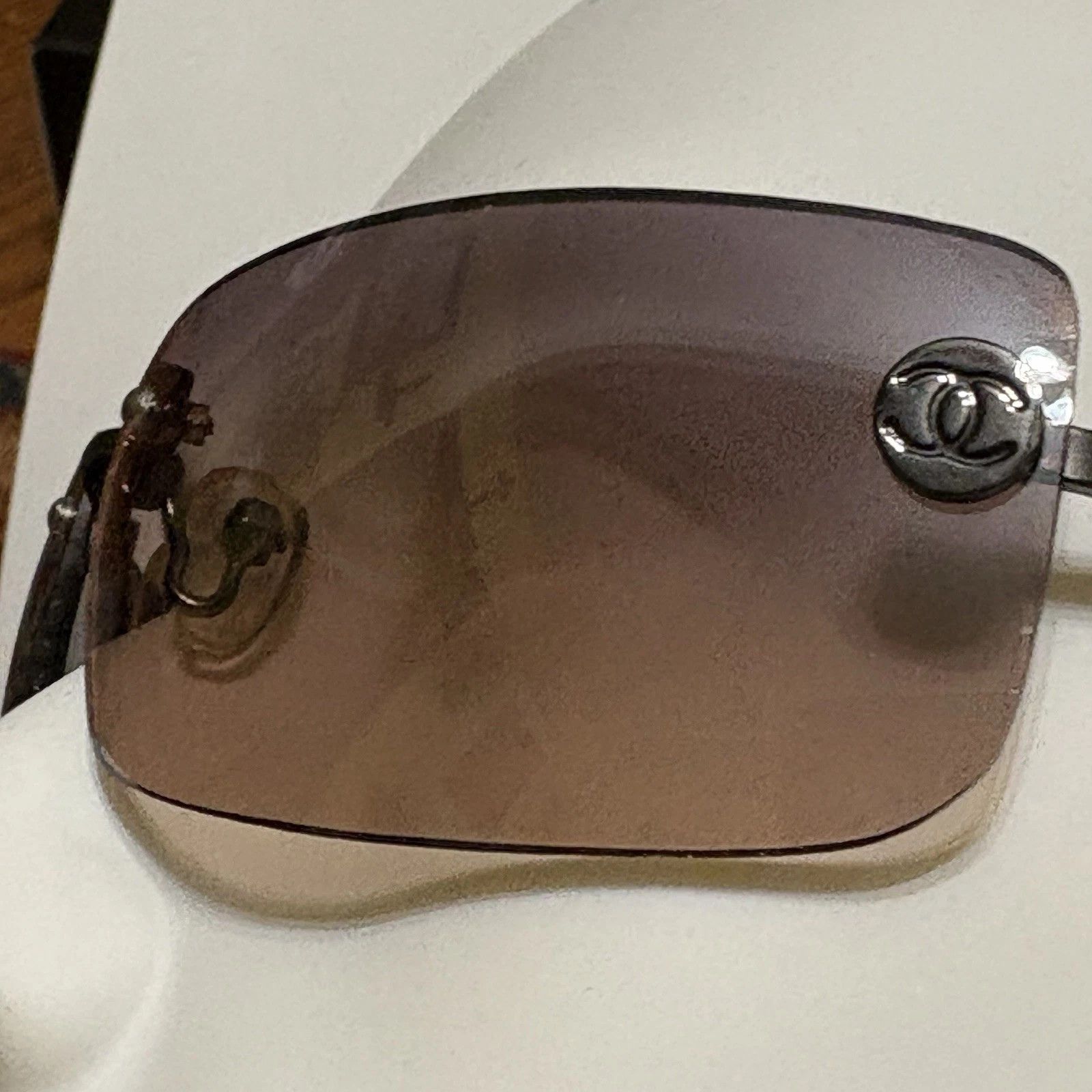 Chanel Chanel Sunglasses Blue CC 4047 Rimless Size ONE SIZE - 17 Thumbnail