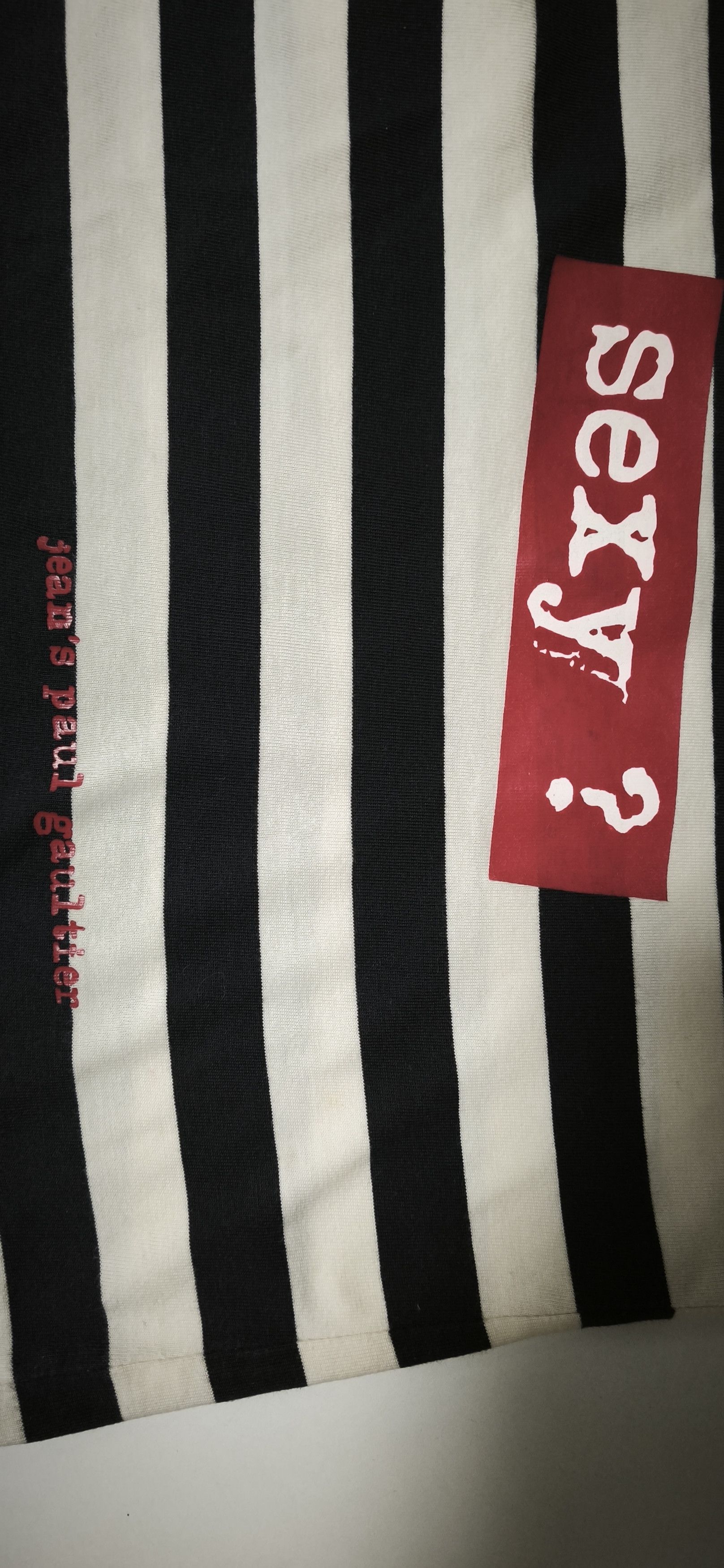 Jean Paul Gaultier Two red cord hearts top - Do you think I'm sexy? Size S / US 4 / IT 40 - 25 Thumbnail
