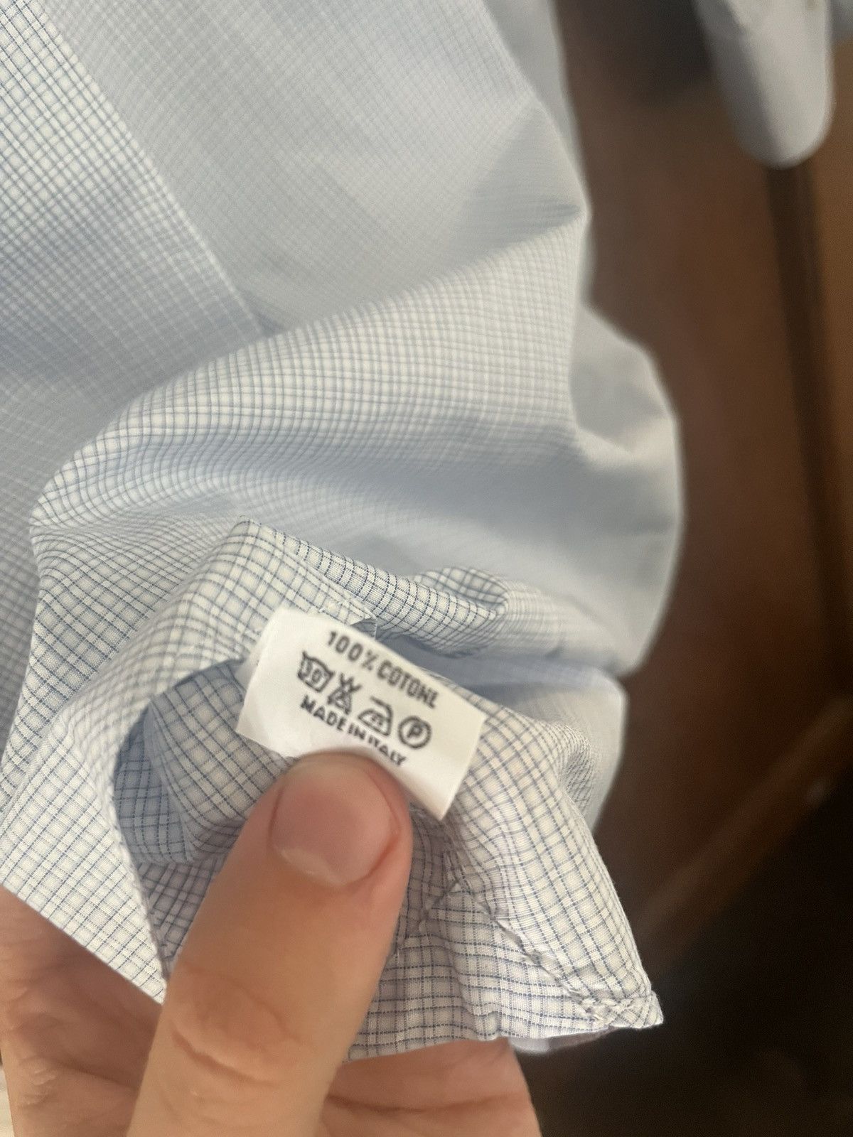 Cesare Attolini Cesare attolini blue and white shirt size 38 15 Size US S / EU 44-46 / 1 - 7 Thumbnail