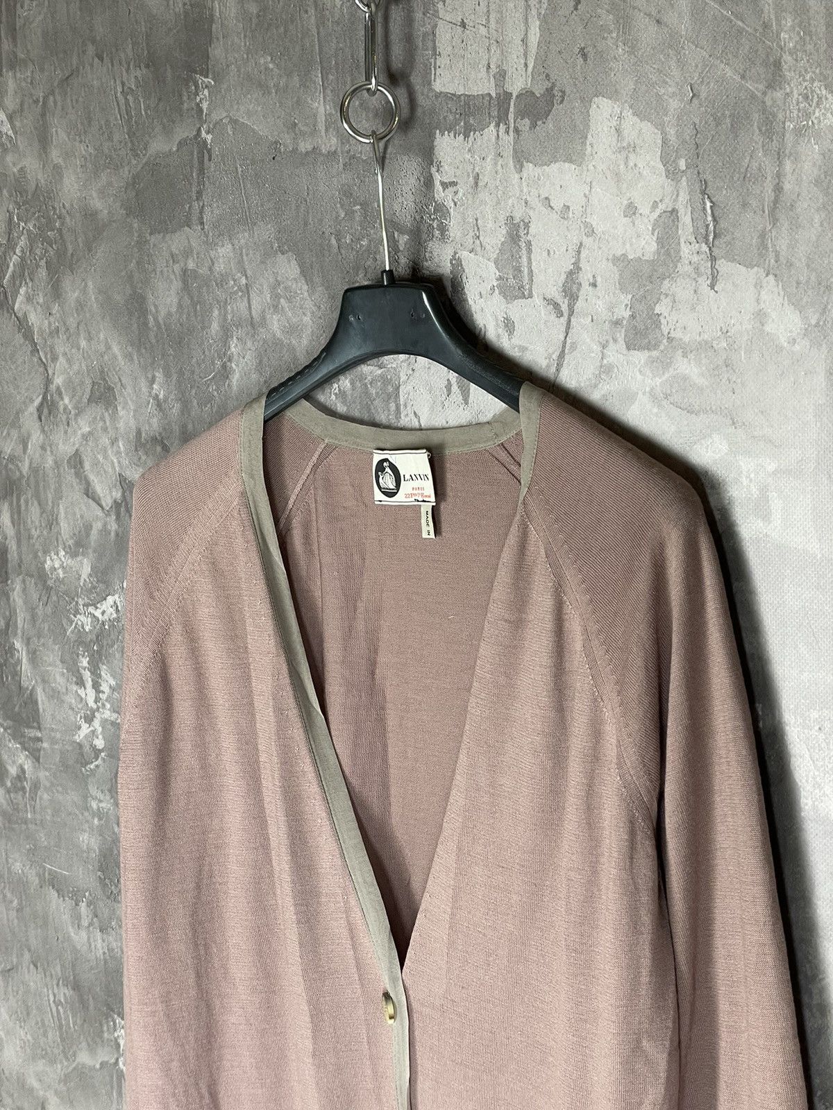 Lanvin × Vintage Lanvin Vintage Luxury Silk Cardigan Sweater Size L / US 10 / IT 46 - 7 Thumbnail