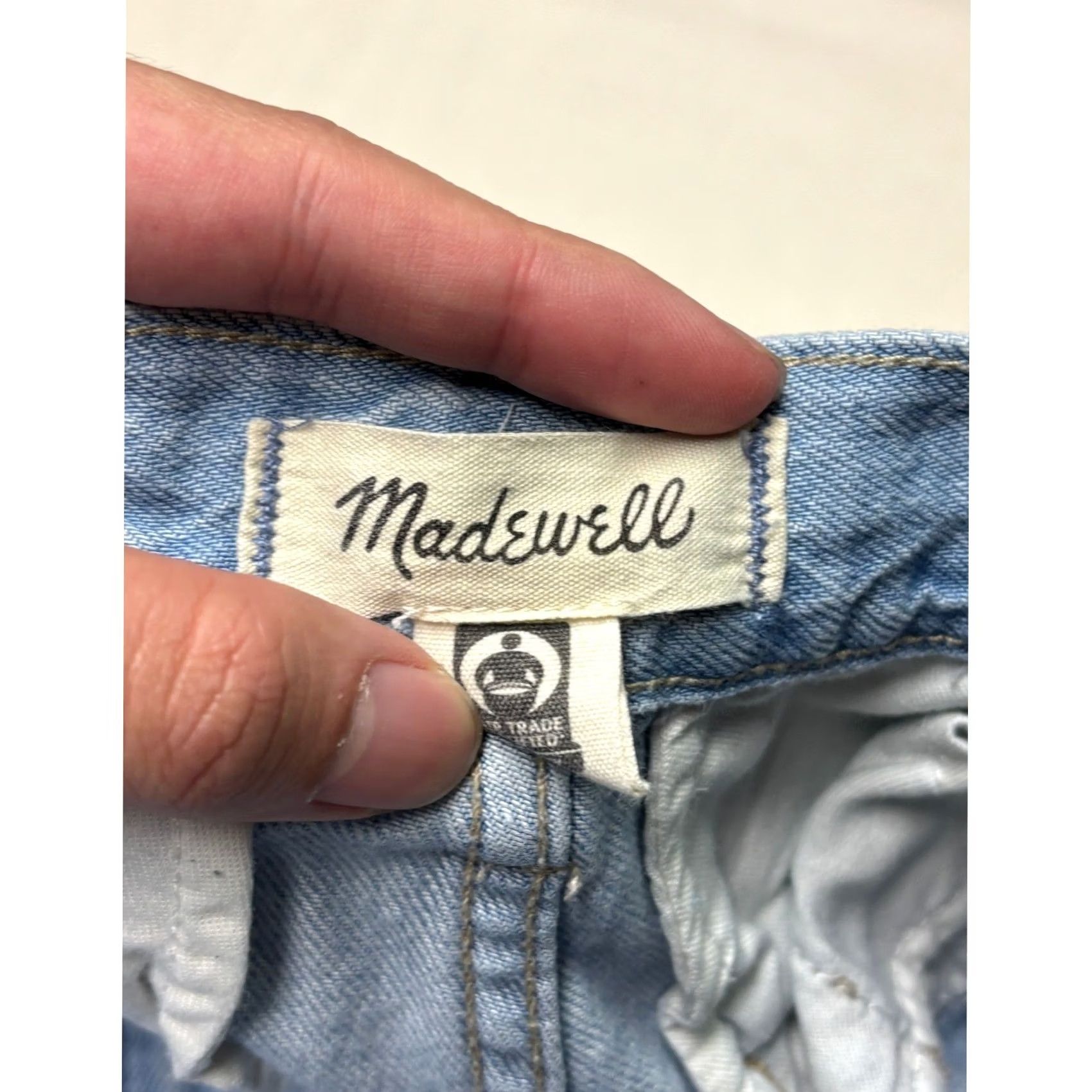 Madewell Madewell The Harlow Wide-Leg Jean Light Wash Denim High Rise Womens 29 Inseam 29 Size 29" - 3 Thumbnail