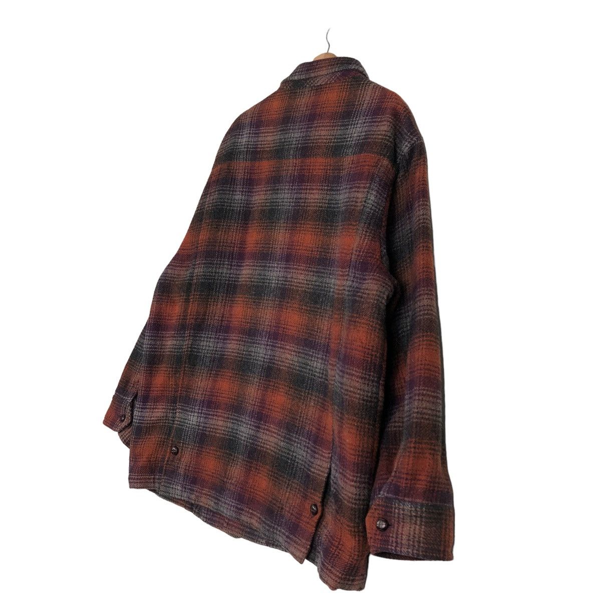 Flannel 🔥VINTAGE WOOL FLANNEL JACKET ZIPPER BE-HOT ISSEY MIYAKE Size US L / EU 52-54 / 3 - 10 Thumbnail