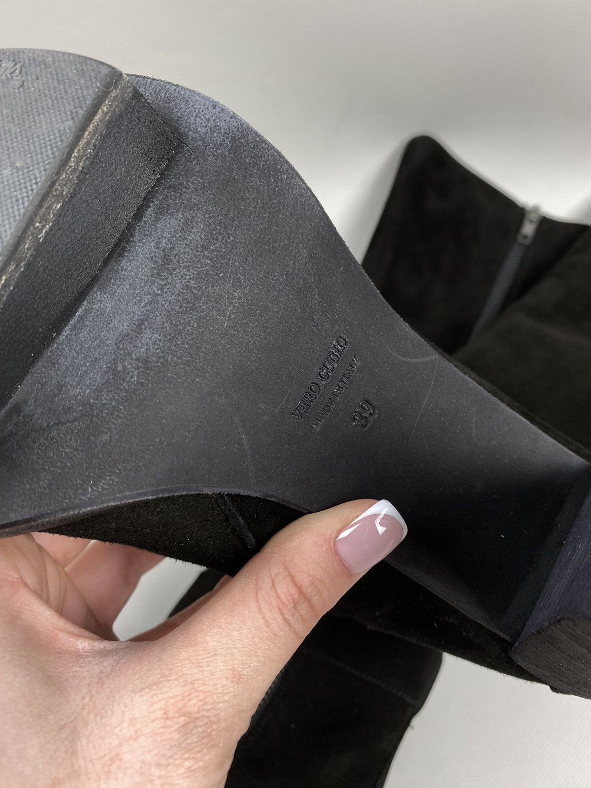 Ann Demeulemeester Ann Demeulemeester heeled over the knee suede boots shoes Size US 9 / IT 39 - 14 Thumbnail