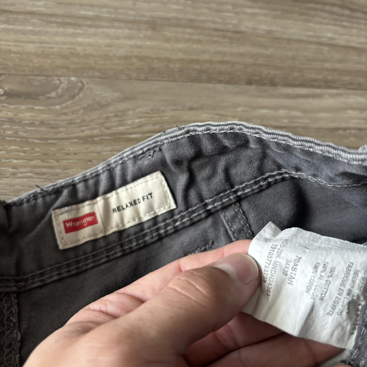 Vintage Crazy Vintage Y2K/2000s Faded Grey Khaki Skater Cargo Pants! 34x30 Size US 34 / EU 50 - 7 Thumbnail