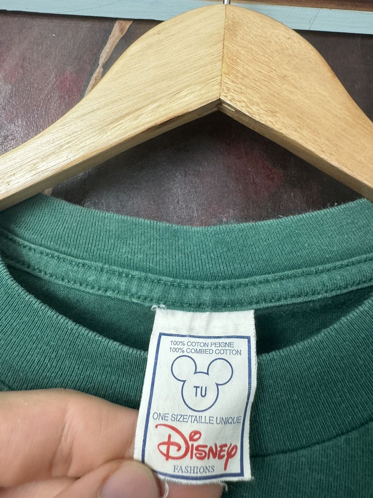 Mickey Mouse Vintage 90s Mickey Mouse Disney Tee Disneyland Paris Size US L / EU 52-54 / 3 - 3 Thumbnail