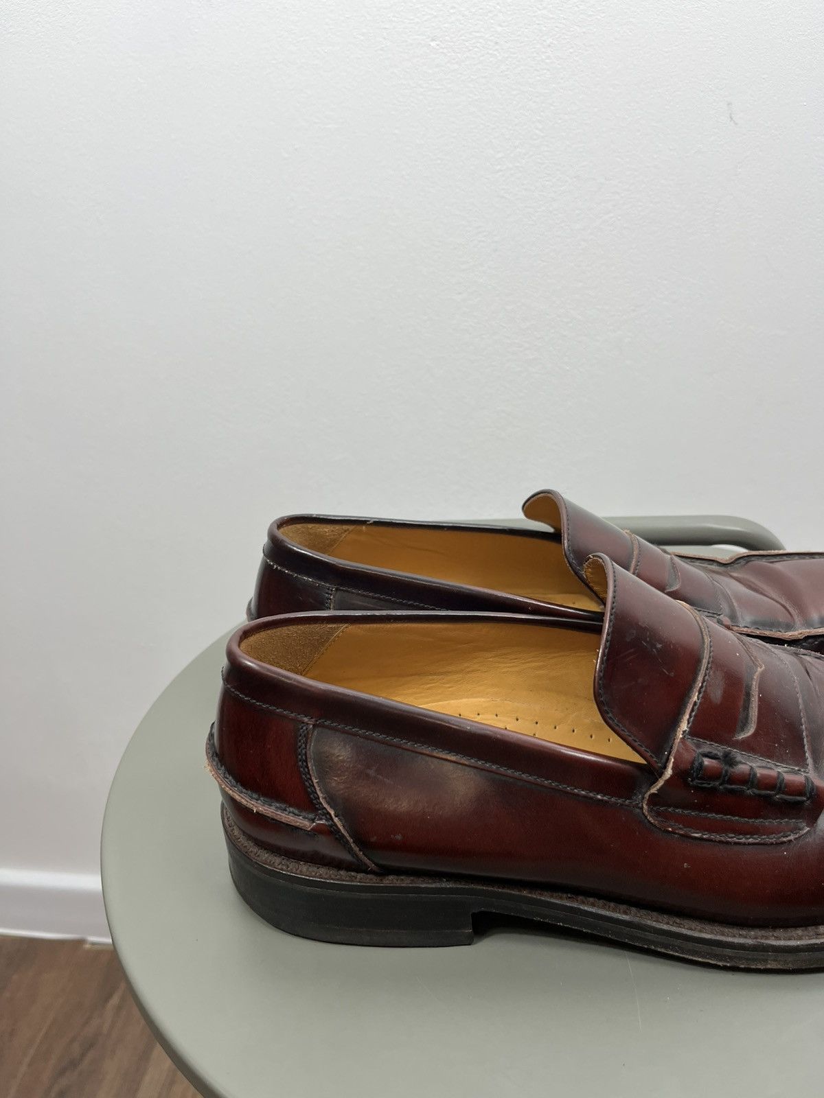 Other Jones Bootmaker Leather Penny Loafers Brown Size 9.5 UK Size US 10 / EU 43 - 5 Thumbnail