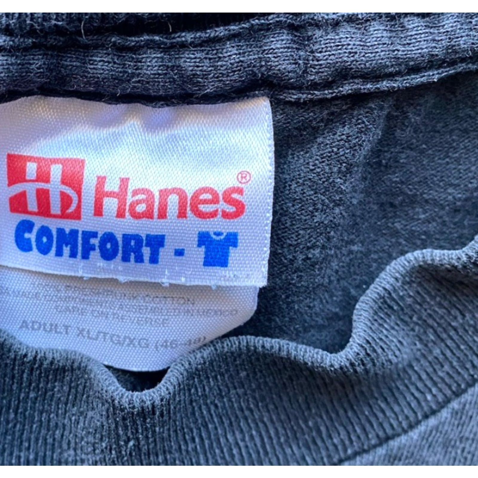 Hanes Wise Monkey Orchestra Hanes Comfort T Shirt Black Men’s XL 46-48 Short Sleeve Size US XL / EU 56 / 4 - 7 Thumbnail