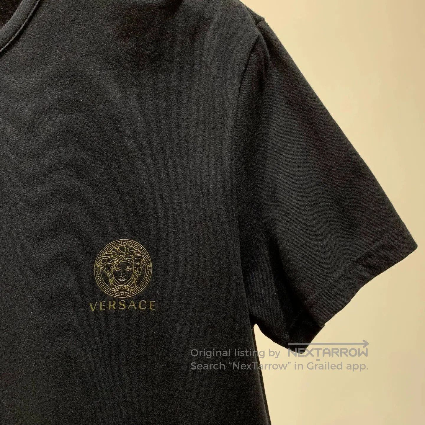 Versace Versace Medusa Black Short Sleeve Top. Size US L / EU 52-54 / 3 - 4 Thumbnail