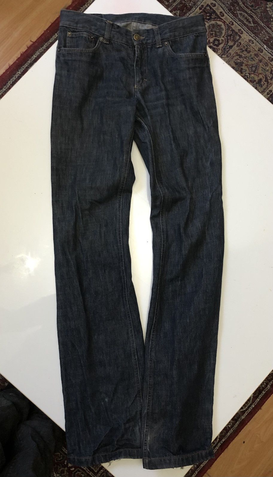 Gucci GUCCI S/S 2002 “heart” uncut denim Size US 28 / EU 44 - 2 Thumbnail