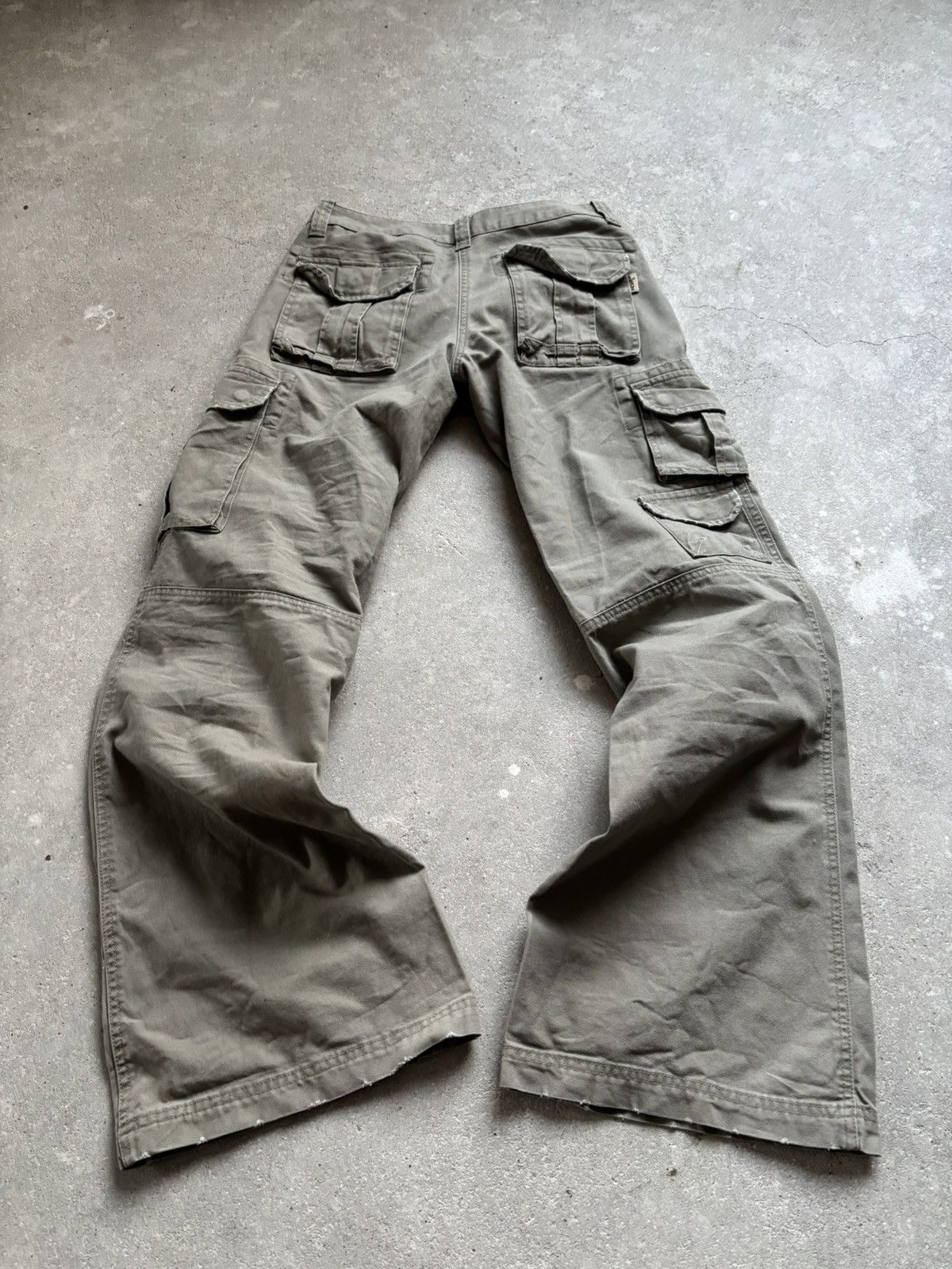 If Six Was Nine Vintage Neighbourhood Cargo Pants Flared Size US 27 - 3 Thumbnail