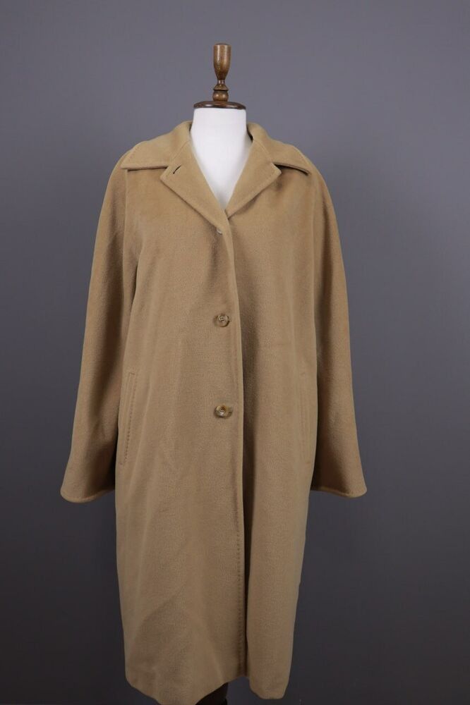 image of Avant Garde Max Mara Coat Jacket in Beige, Women's (Size XL)